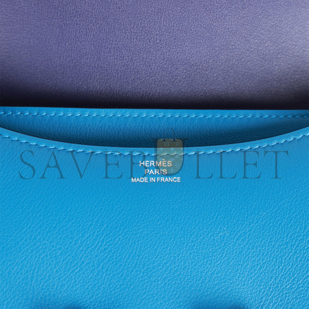 H**mes constance 18 mykonos verso evercolor palladium hardware (18cm)