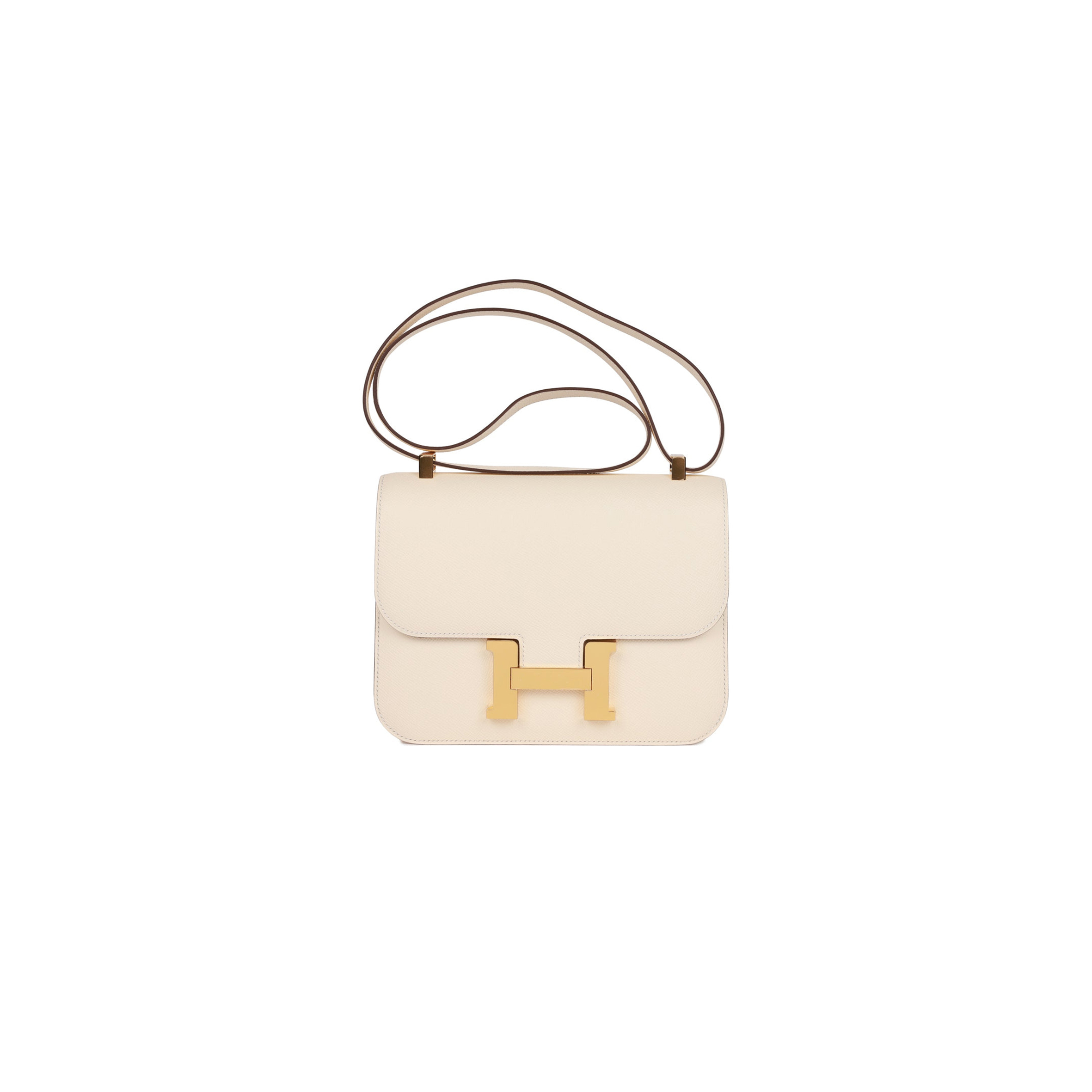 H**mes constance 24 nata epsom gold hardware 39857364795486 (24cm)