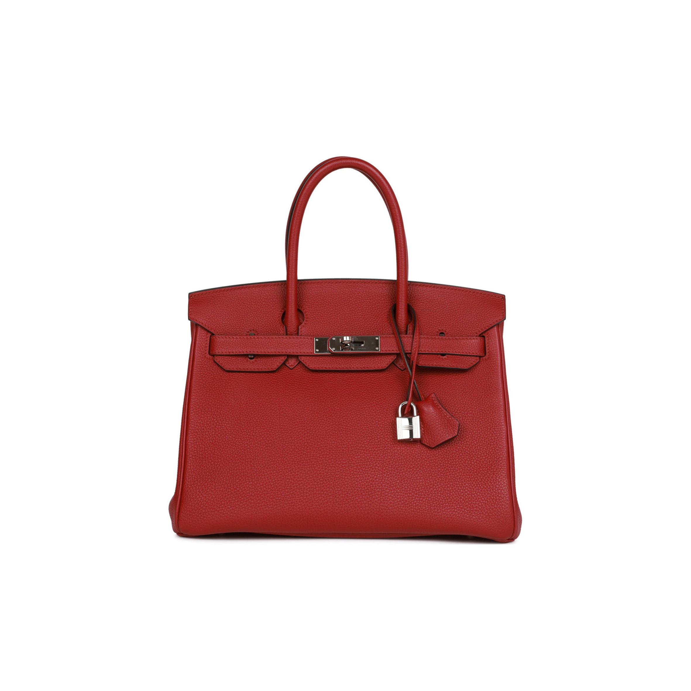 H**mes birkin 30 rouge imperial togo palladium hardware (30cm)