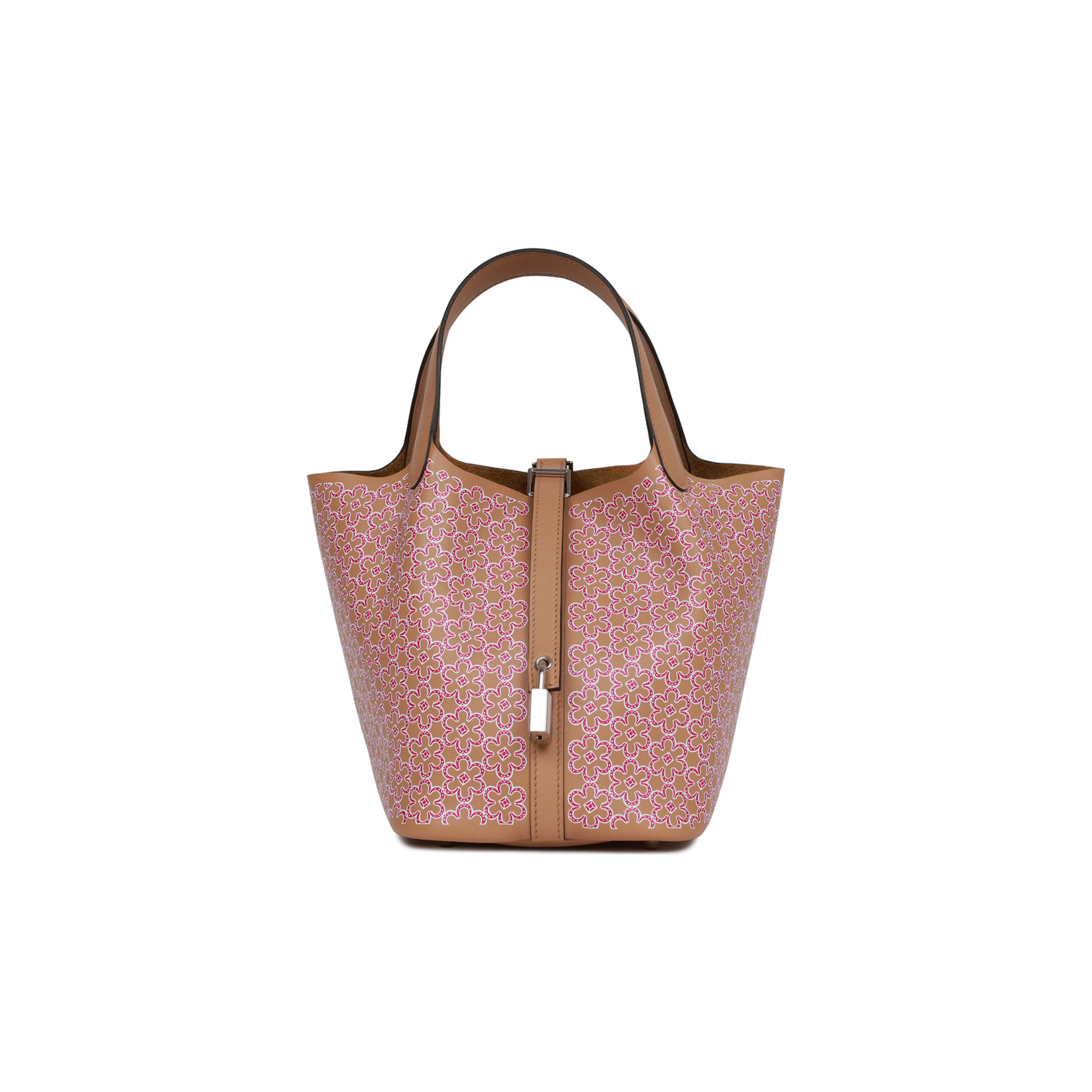 H**mes picotin lock 18 lucky daisy chai swift palladium hardware (18*13*18cm)