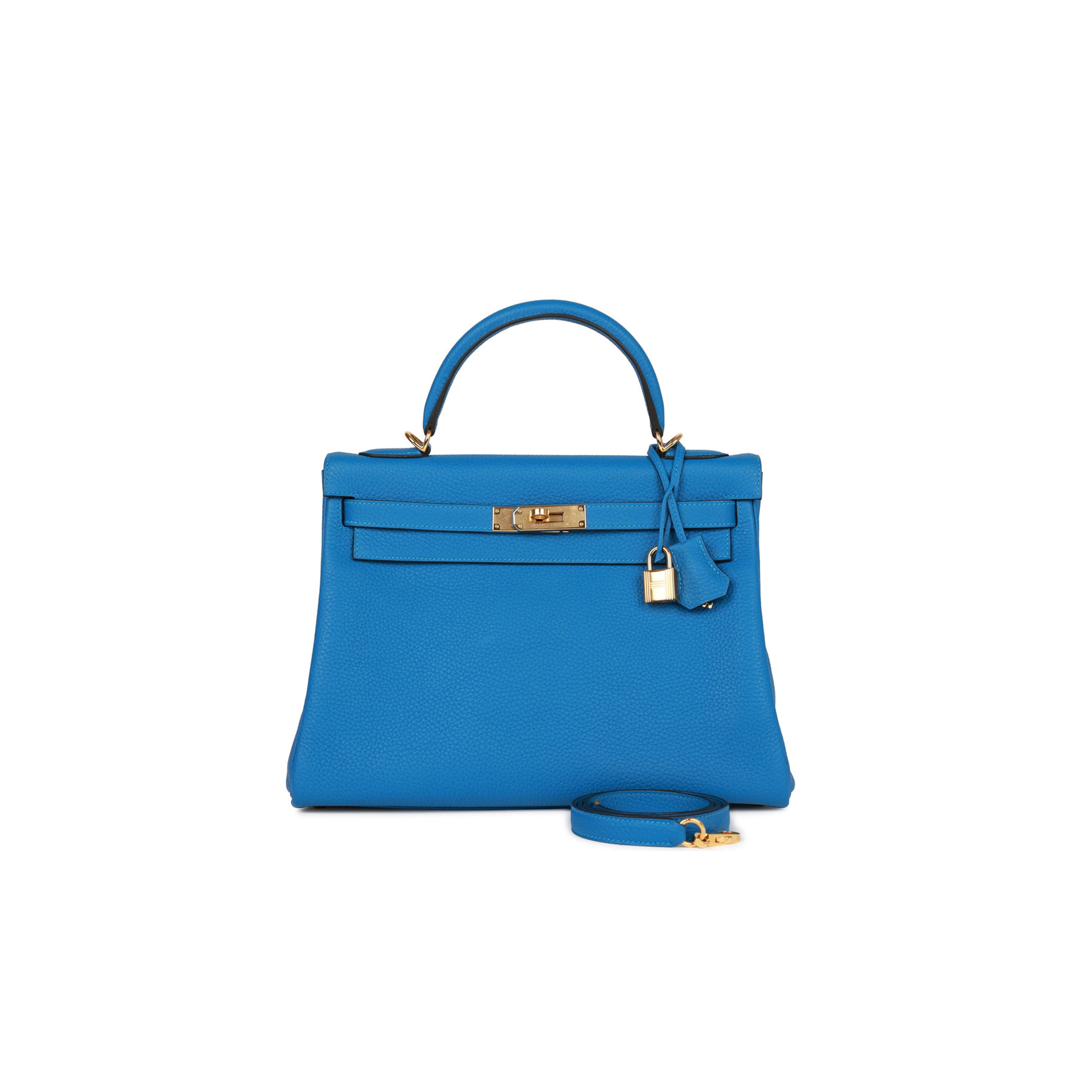 H**mes kelly retourne 32 mykonos clemence gold hardware (32*23*10.5cm)