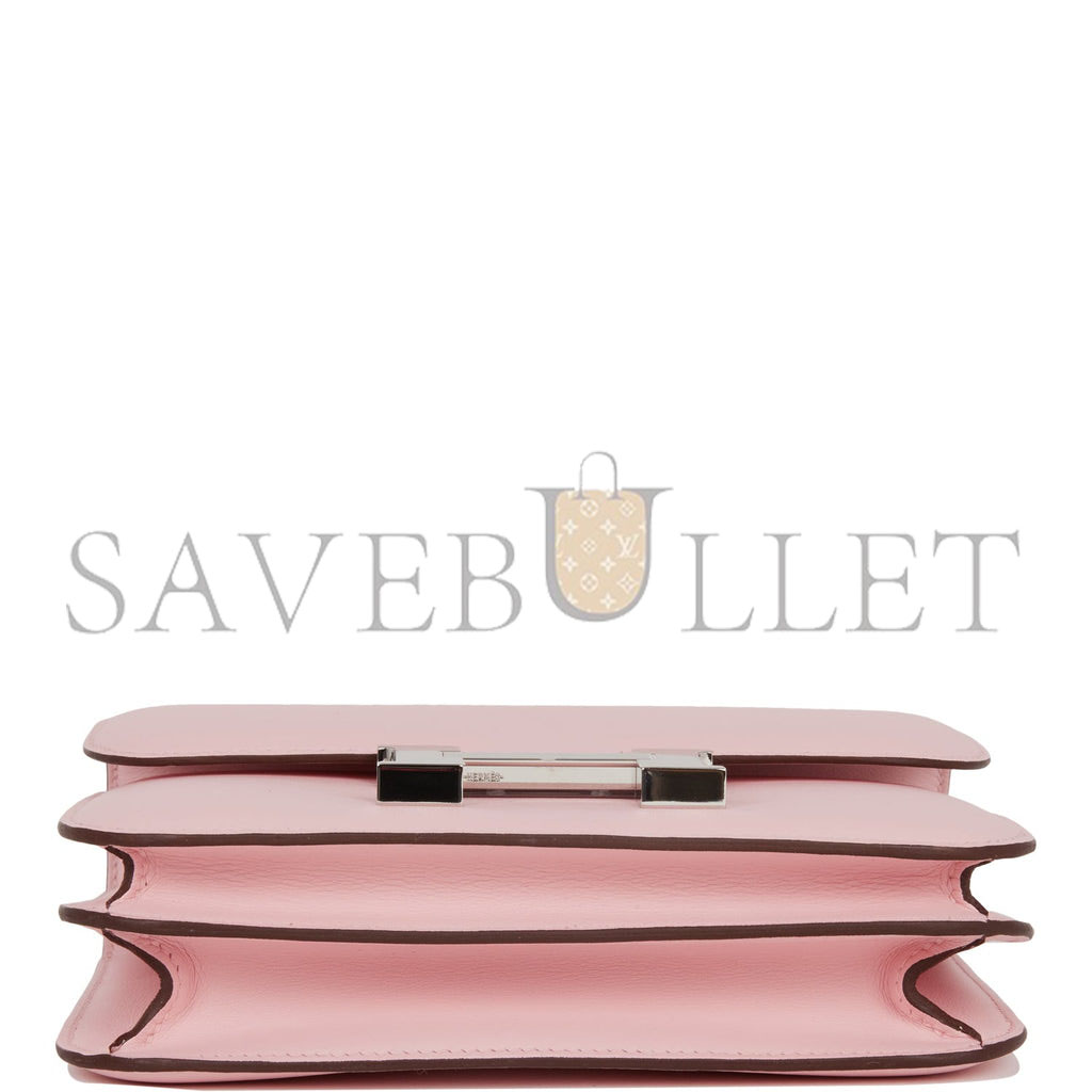 H**mes constance 18 rose sakura swift palladium hardware 39691674026078 (18cm)