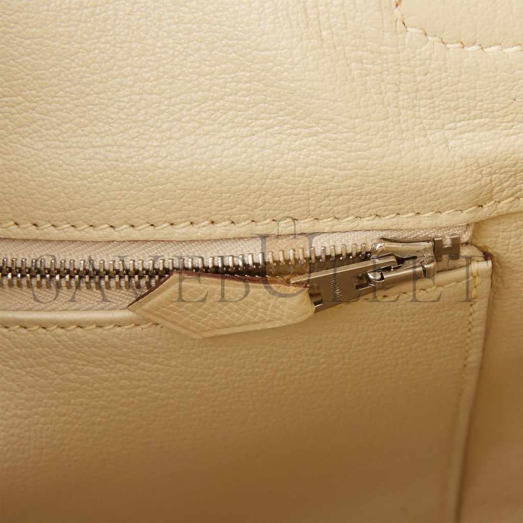 H**mes birkin 35 parchemin epsom palladium hardware (35cm)