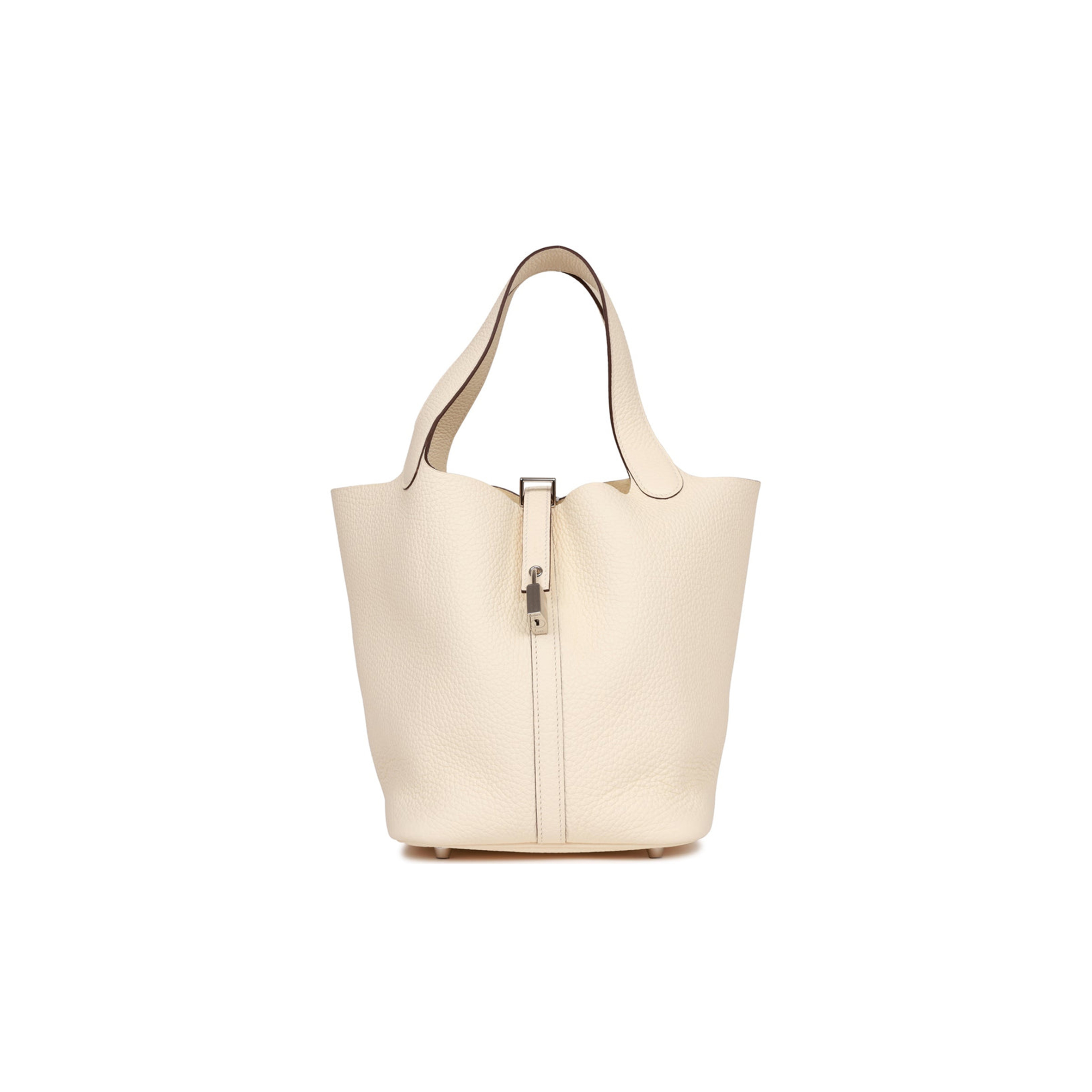 H**mes picotin lock 22 nata clemence palladium hardware (22*21*18cm)