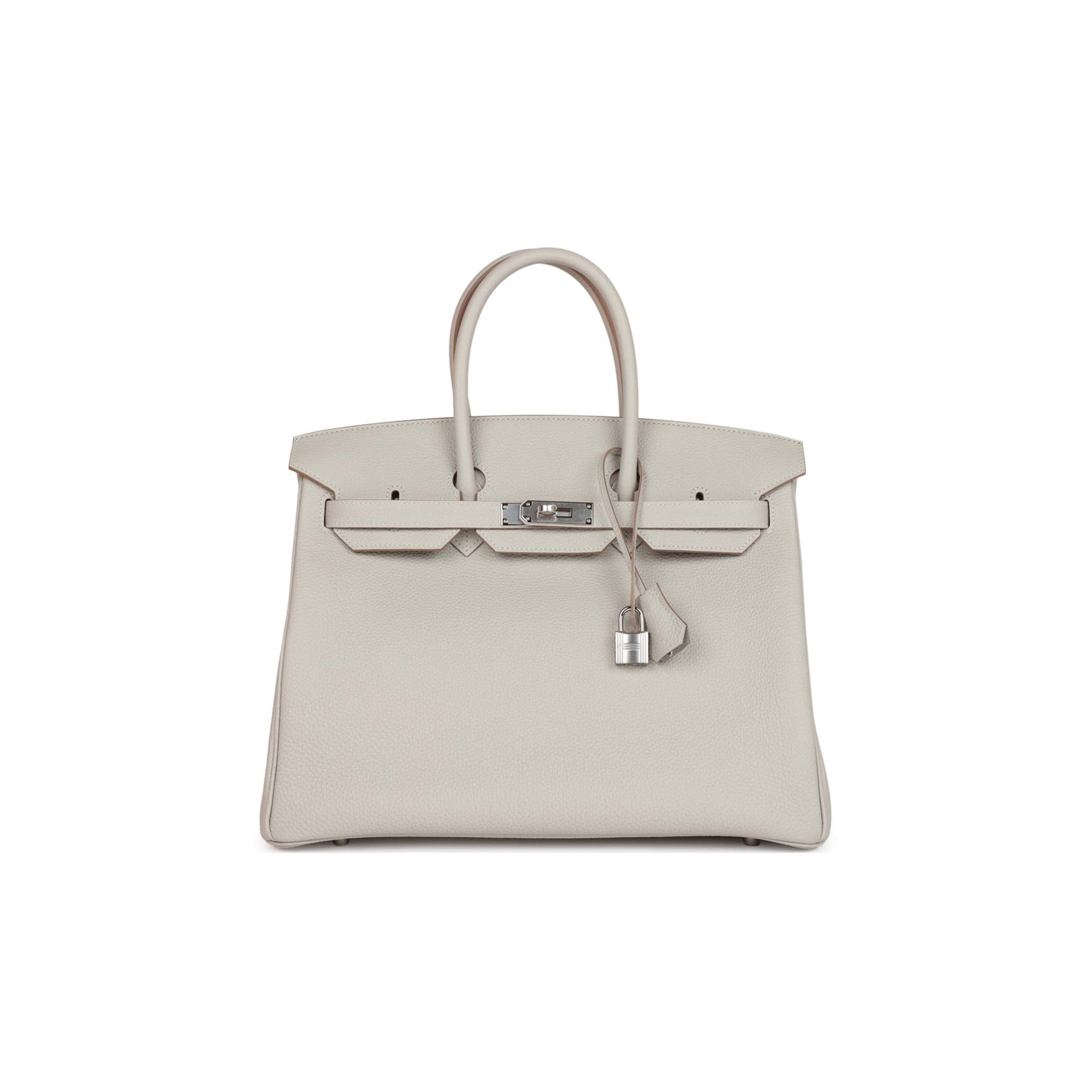 H**mes birkin 35 gris perle togo palladium hardware 39882110468190 (35cm)