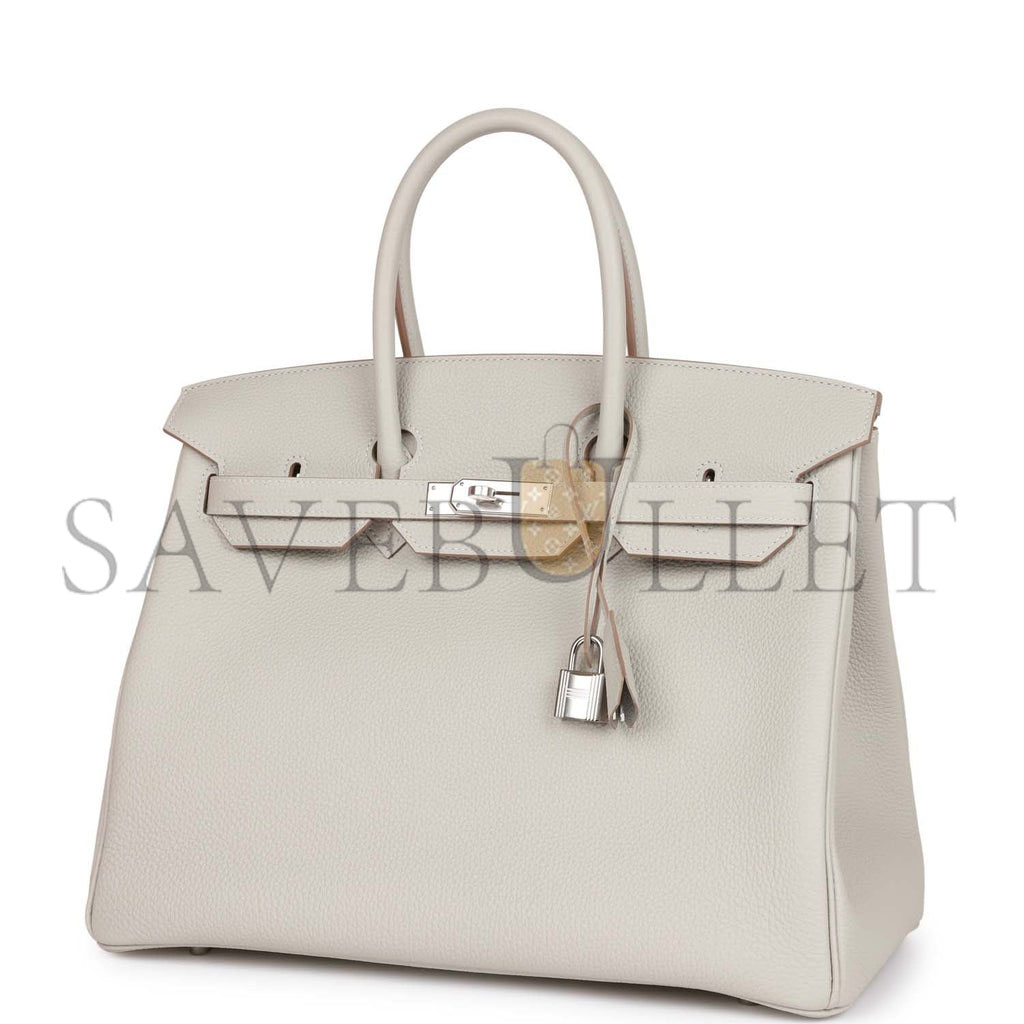 H**mes birkin 35 gris perle togo palladium hardware 39882110468190 (35cm)