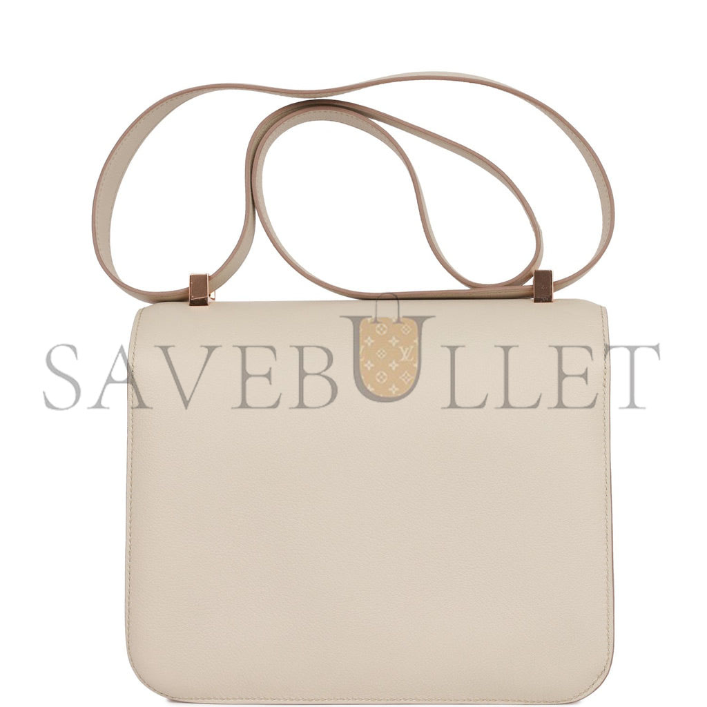 H**mes constance 24 gris perle evercolor rose gold hardware 39830448537694 (24cm)