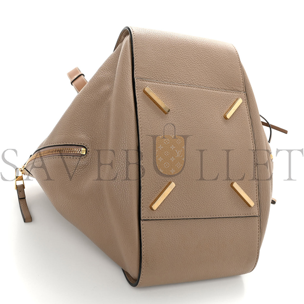 l*ew* calfskin medium hammock shoulder bag sand mink (33*30*17cm)