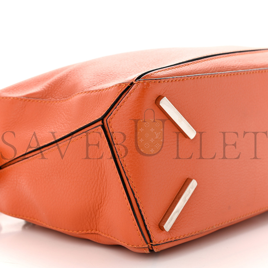 l*ew* calfskin small puzzle bag coral (24*16.5*10.5cm)