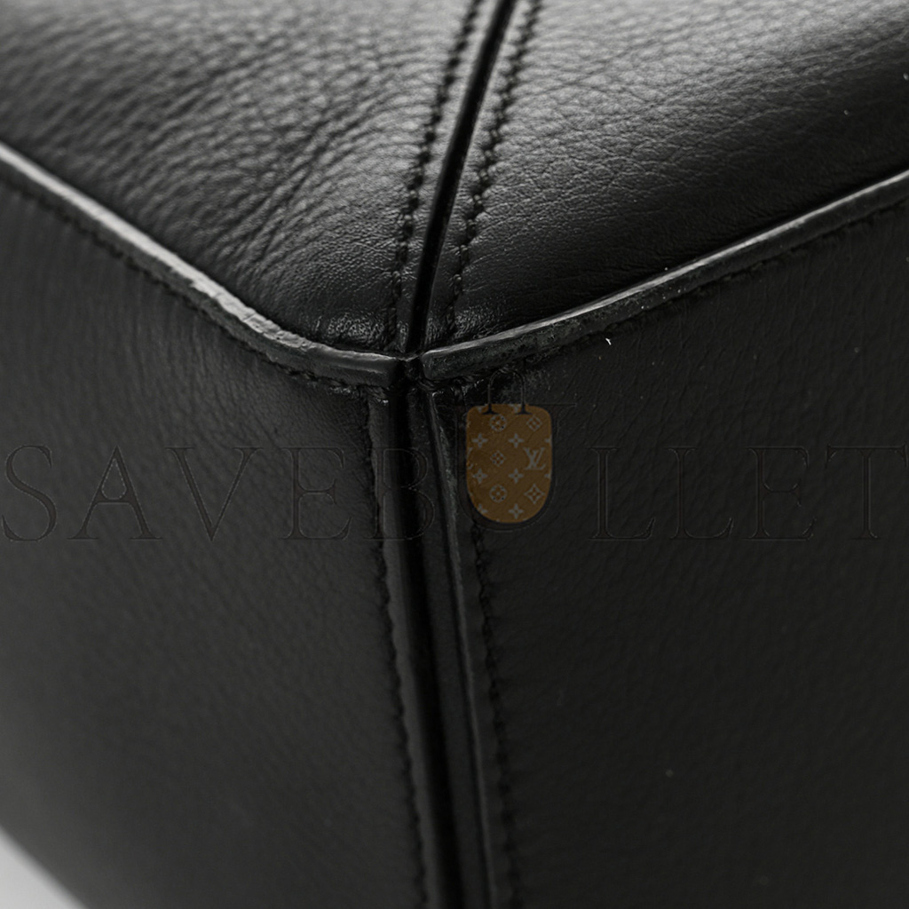 l*ew* calfskin medium puzzle bag black (24*16.5*10.5cm)