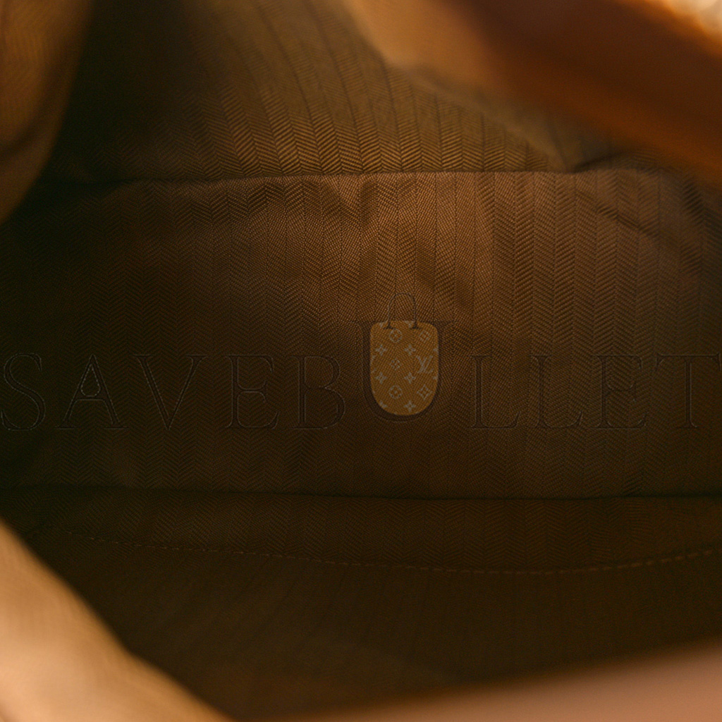 l*ew* satin calfskin monoCh*0me small puzzle edge bag pale oak (24*16.5*10.5cm)