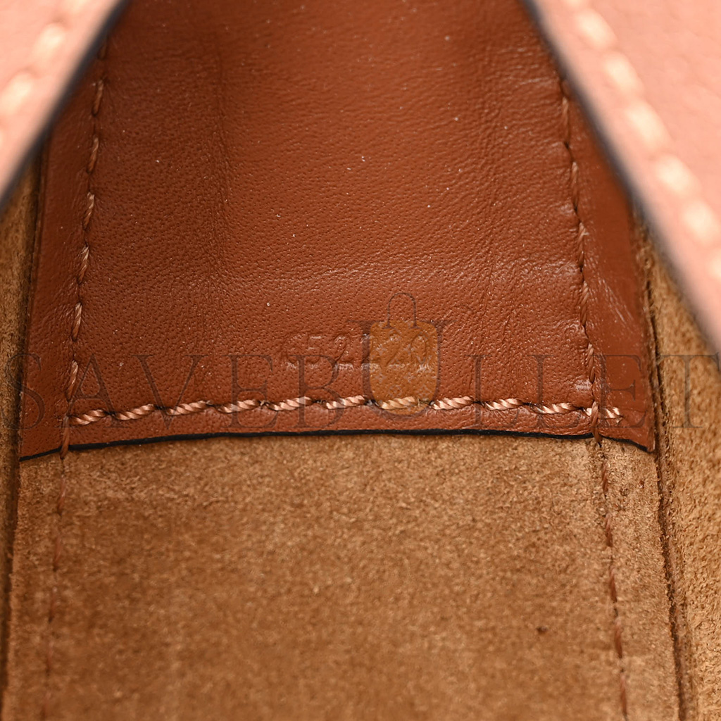 l*ew* satin calfskin jacquard luna bag pecan (28*14*6cm)