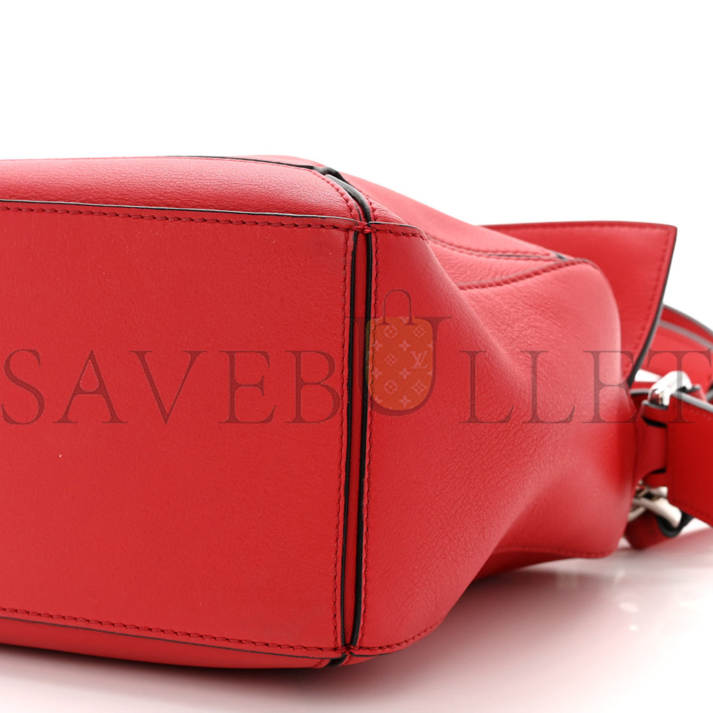 l*ew* calfskin small puzzle bag scarlet (24*16.5*10.5cm)