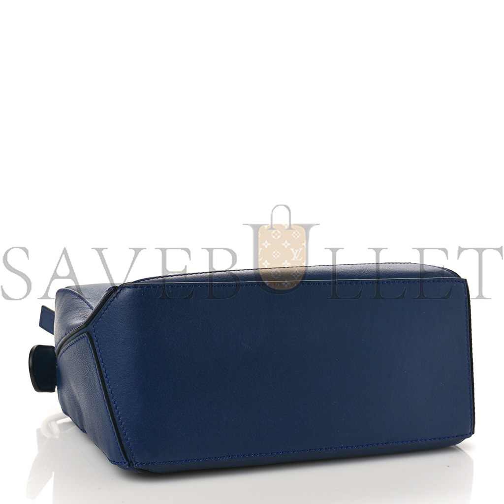 l*ew* calfskin small puzzle bag marine (24*16.5*10.5cm)