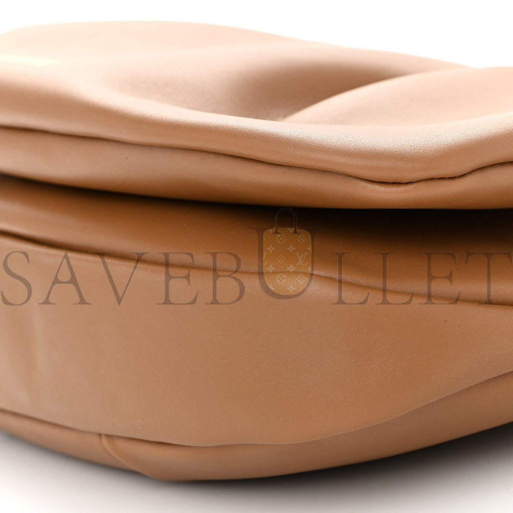 l*ew* shiny nappa calfskin paseo satchel black (27*18*6cm)