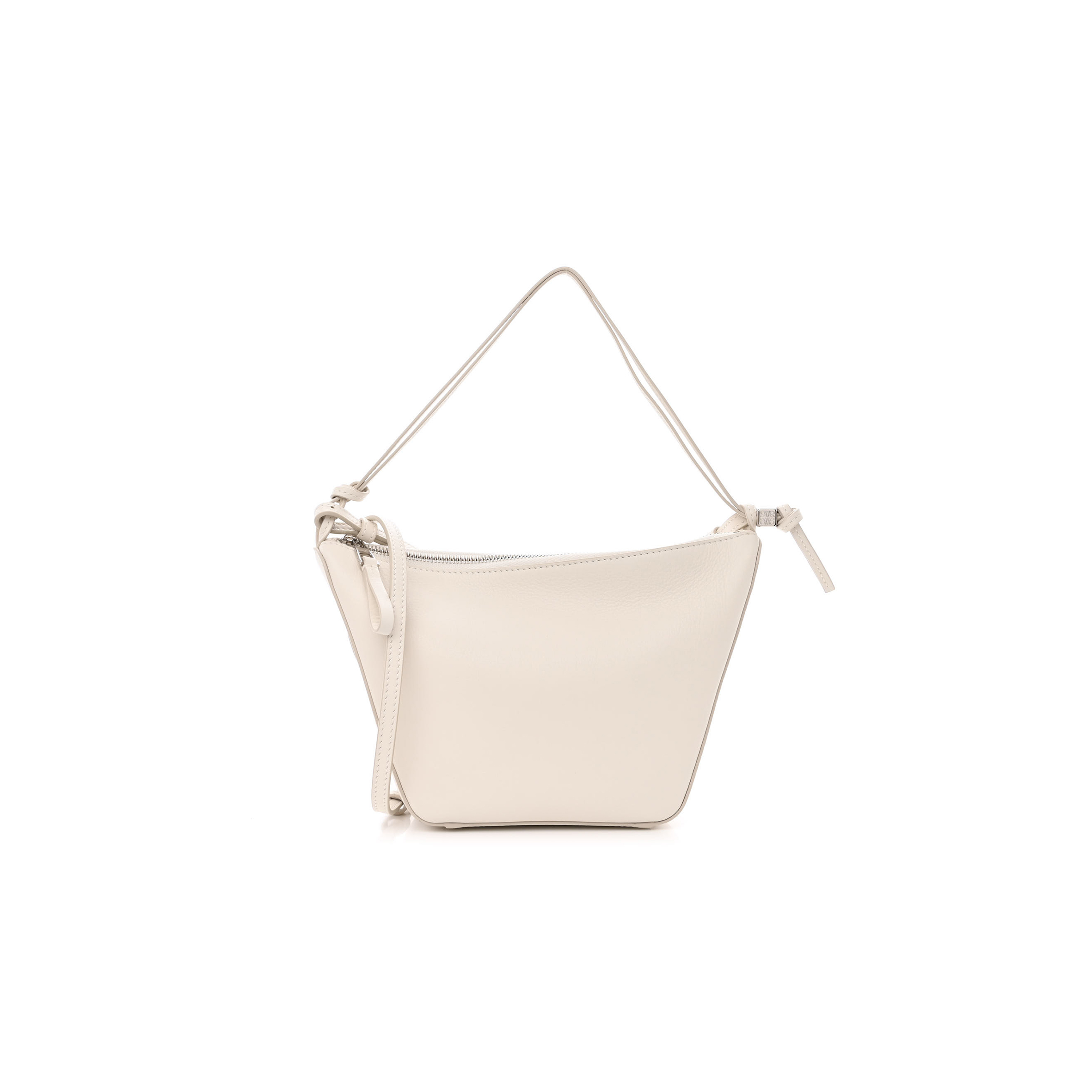 l*ew* calfskin mini hammock hobo soft white (17*17*10cm)