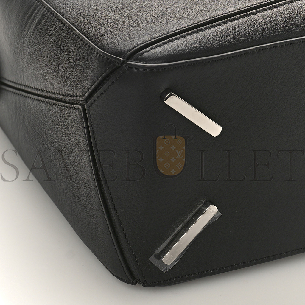 l*ew* calfskin medium puzzle bag black (29*19.5*14cm)