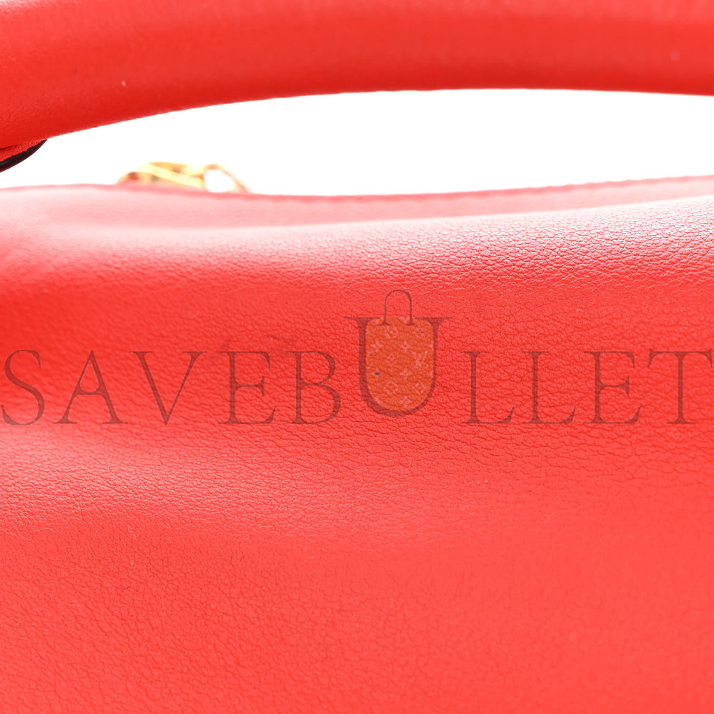 l*ew* calfskin medium puzzle bag scarlet (28*18*12cm)
