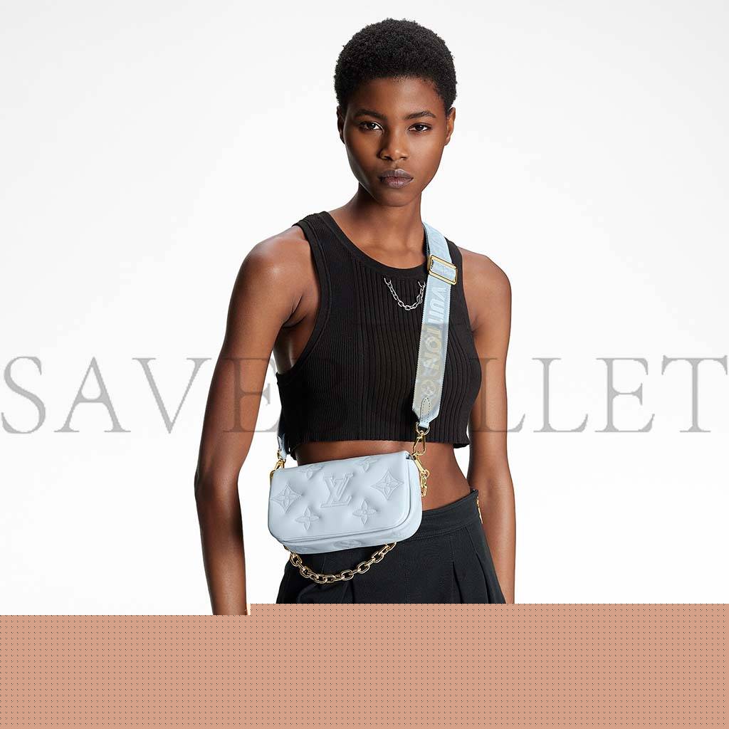 l**is V*t*n wallet on strap bubblegram m81399 (20*12*6cm)