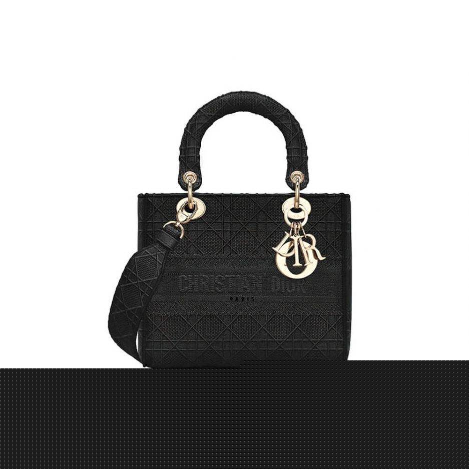 D*or medium lady d-lite bag m0565orey_m989 (24cm*20cm*11cm)