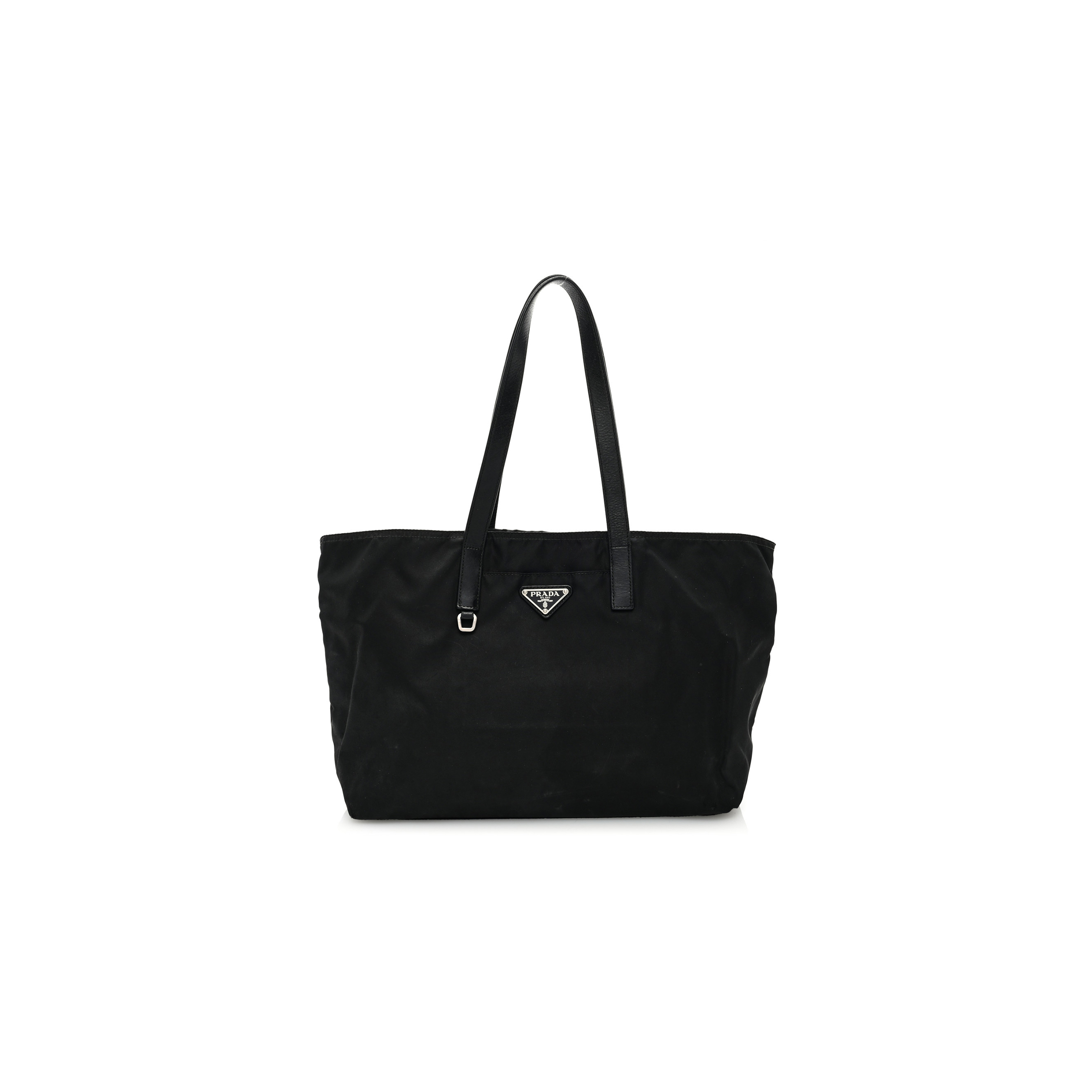 Pra*a tessuto nylon tote black (33*28*9cm)