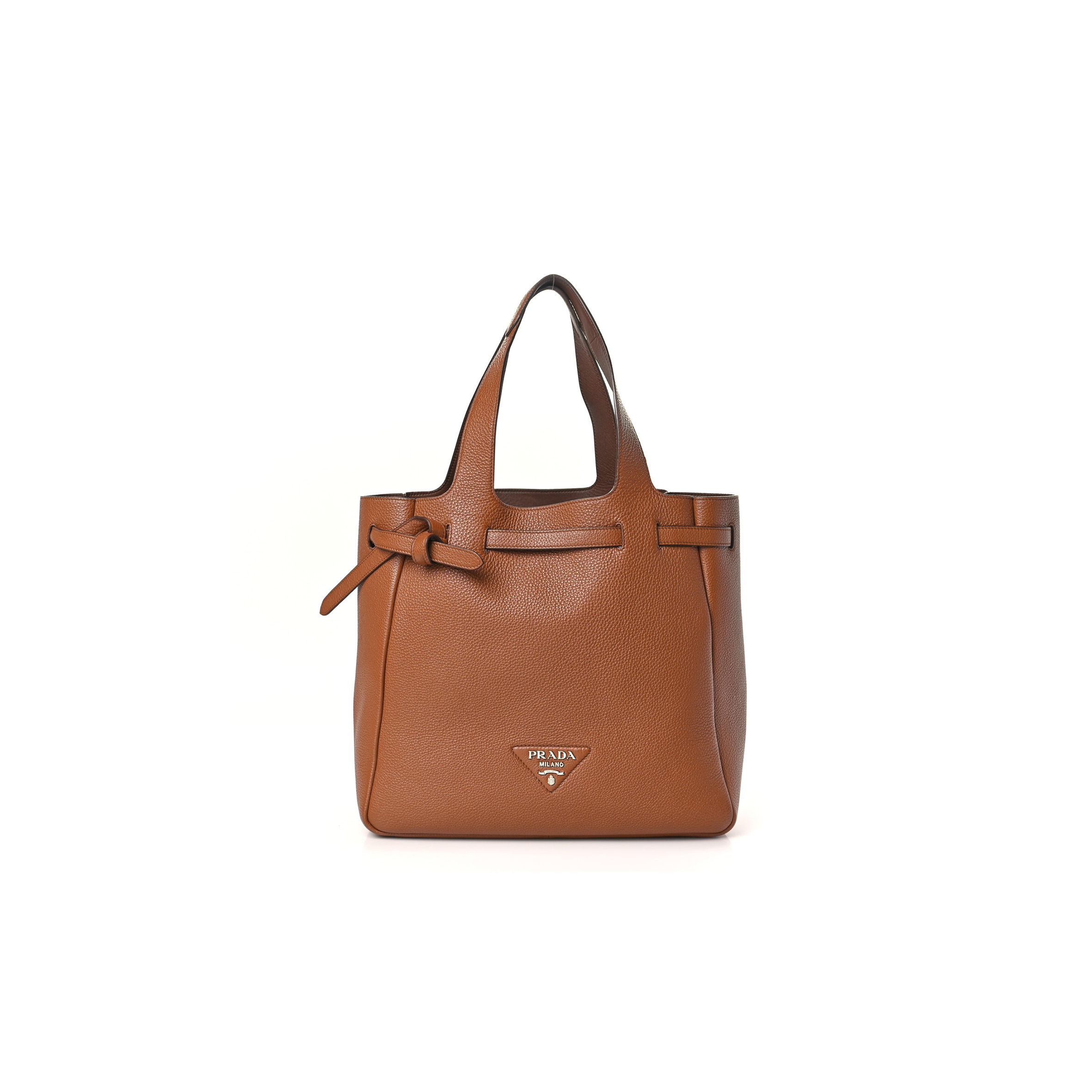 Pra*a vitello daino flou dynamique tote cognac (32*27*14cm)