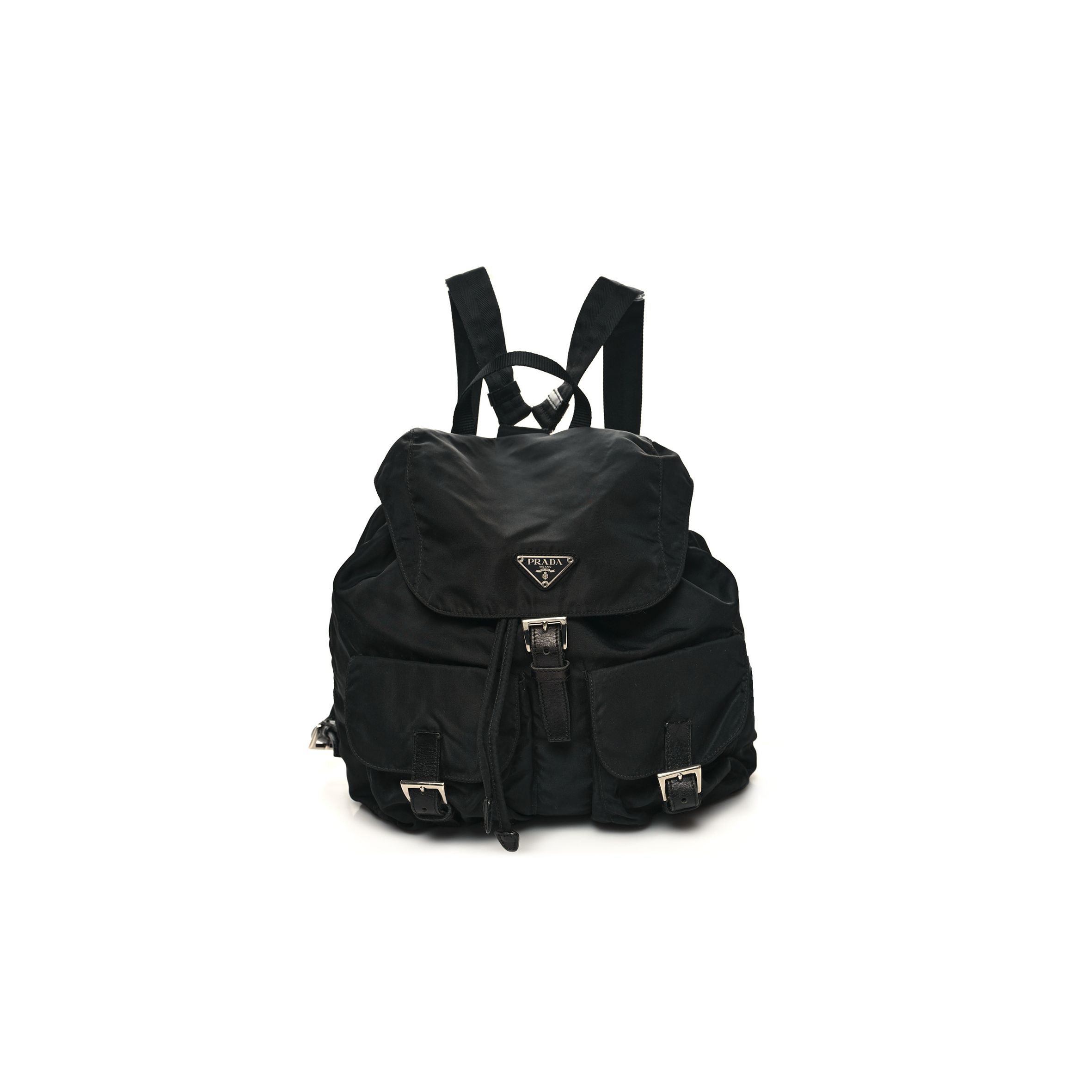 Pra*a tessuto nylon vela backpack black (31*29*11cm)