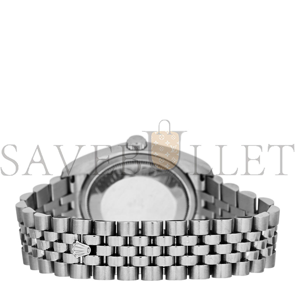 R*l*x stainless steel 18k white gold 36mm oyster perpetual datejust watch blue jubilee 11623