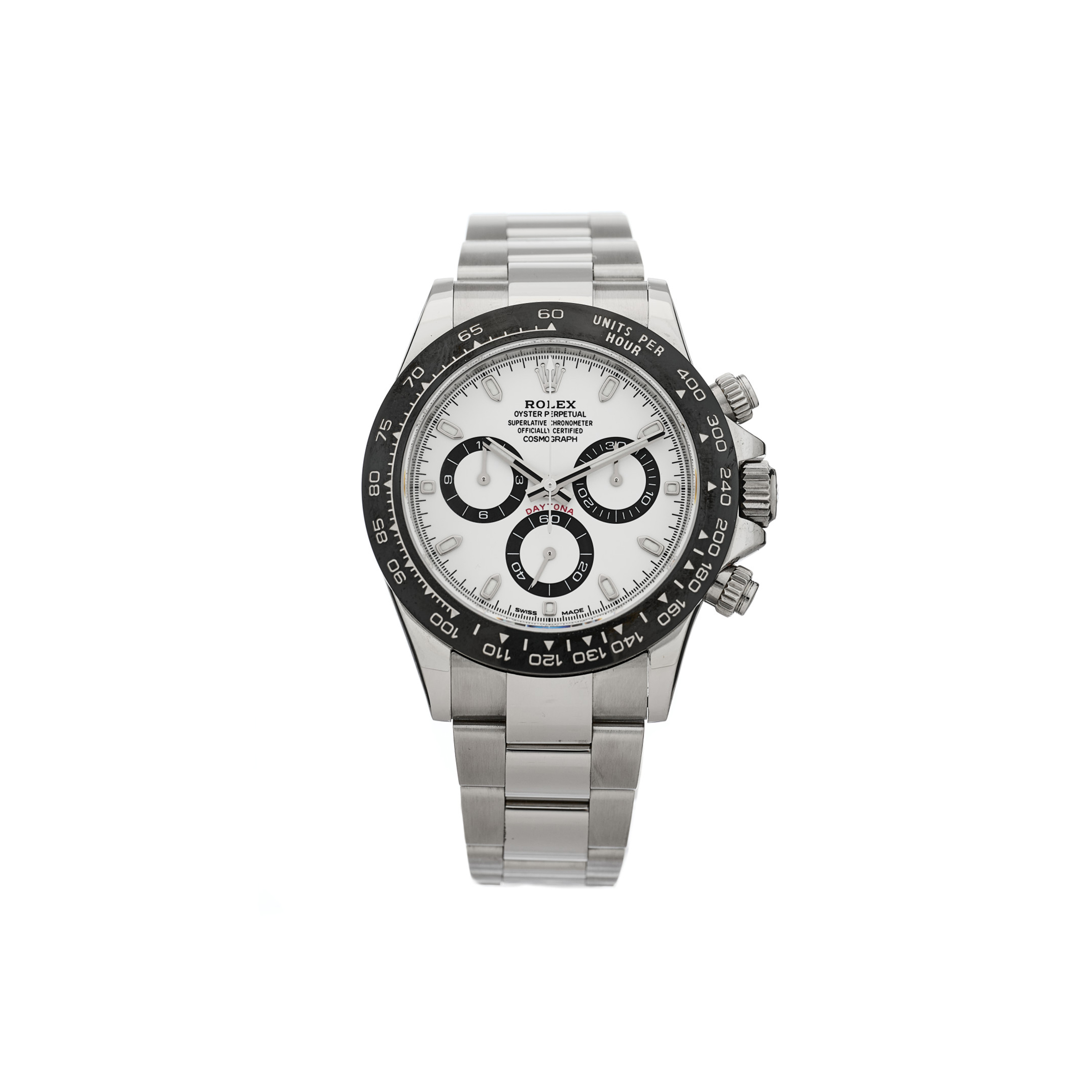 R*l*x stainless steel 40mm oyster perpetual cosmograph daytona &quot;panda&quot; watch white 116500ln