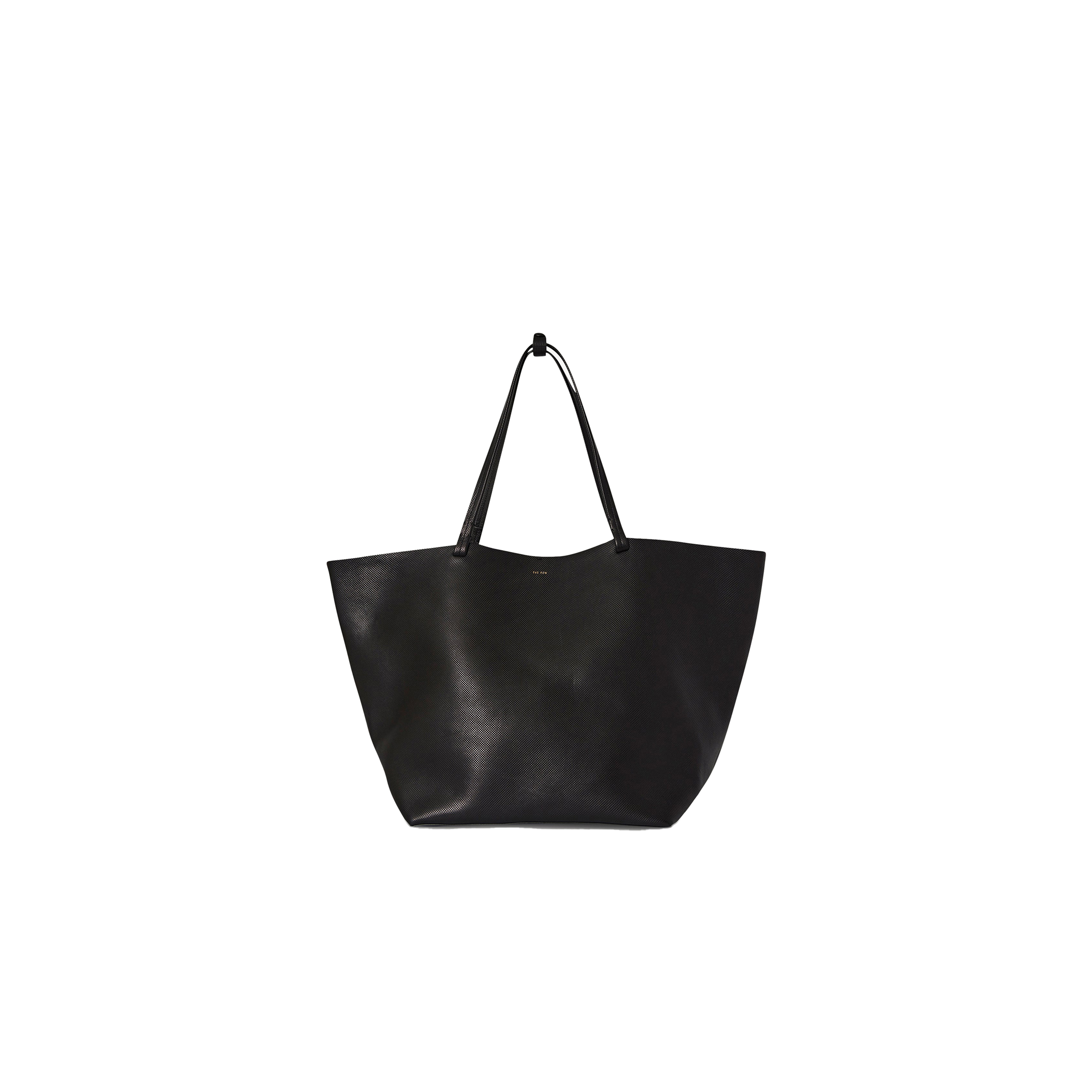T*e R*w xl park tote bag in leather black w1201l72sblsg (53*36*30cm)
