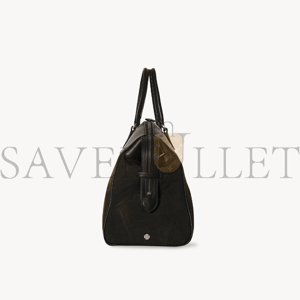 T*e R*w george duffle in leather and denim blackblack w1630l52w763bblcs (43*30*18cm)