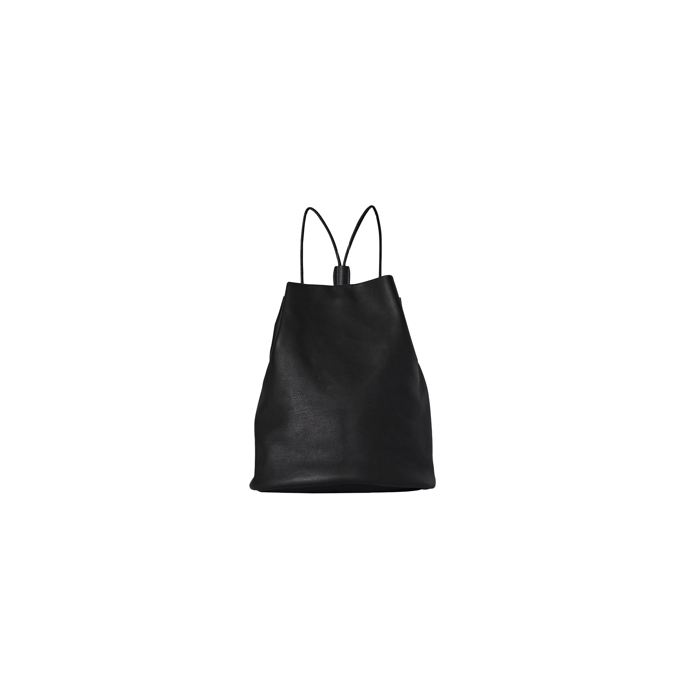 T*e R*w joe backpack in leather black w1632l31bag (30*25*17cm)