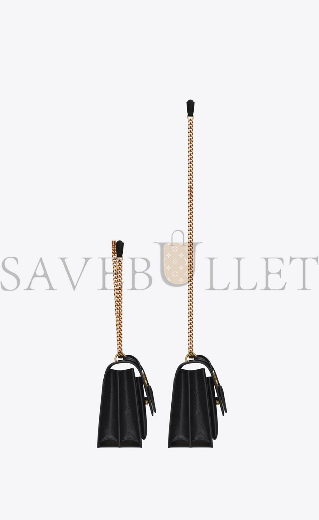 Y*L sunset medium chain bag in coated bark leather 442906h3z0w1000 (22*16*6.5cm)