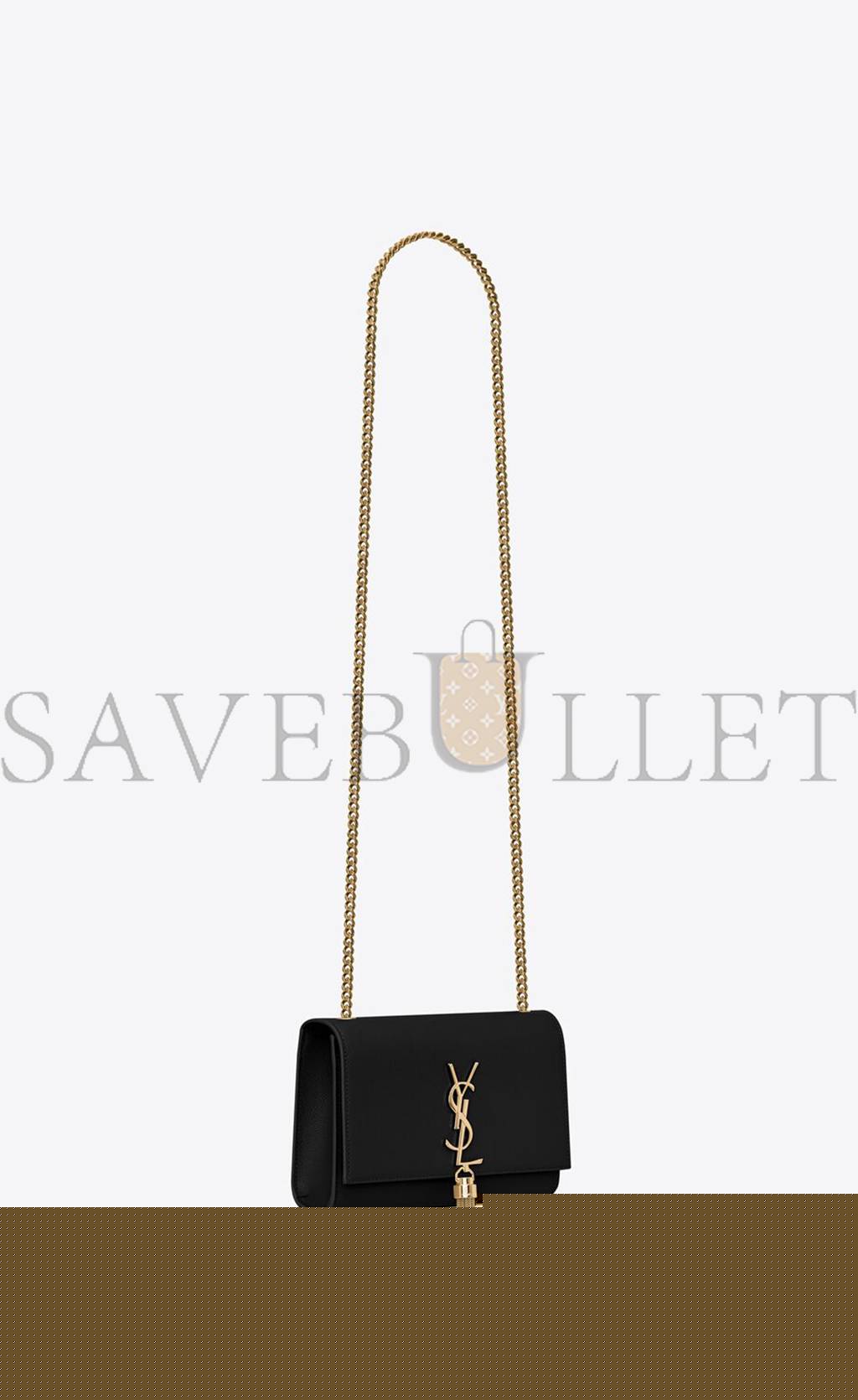Y*L kate small chain bag with tassel in grain de poudre embossed leather 474366bow0j1000 (20*12.5*5cm)