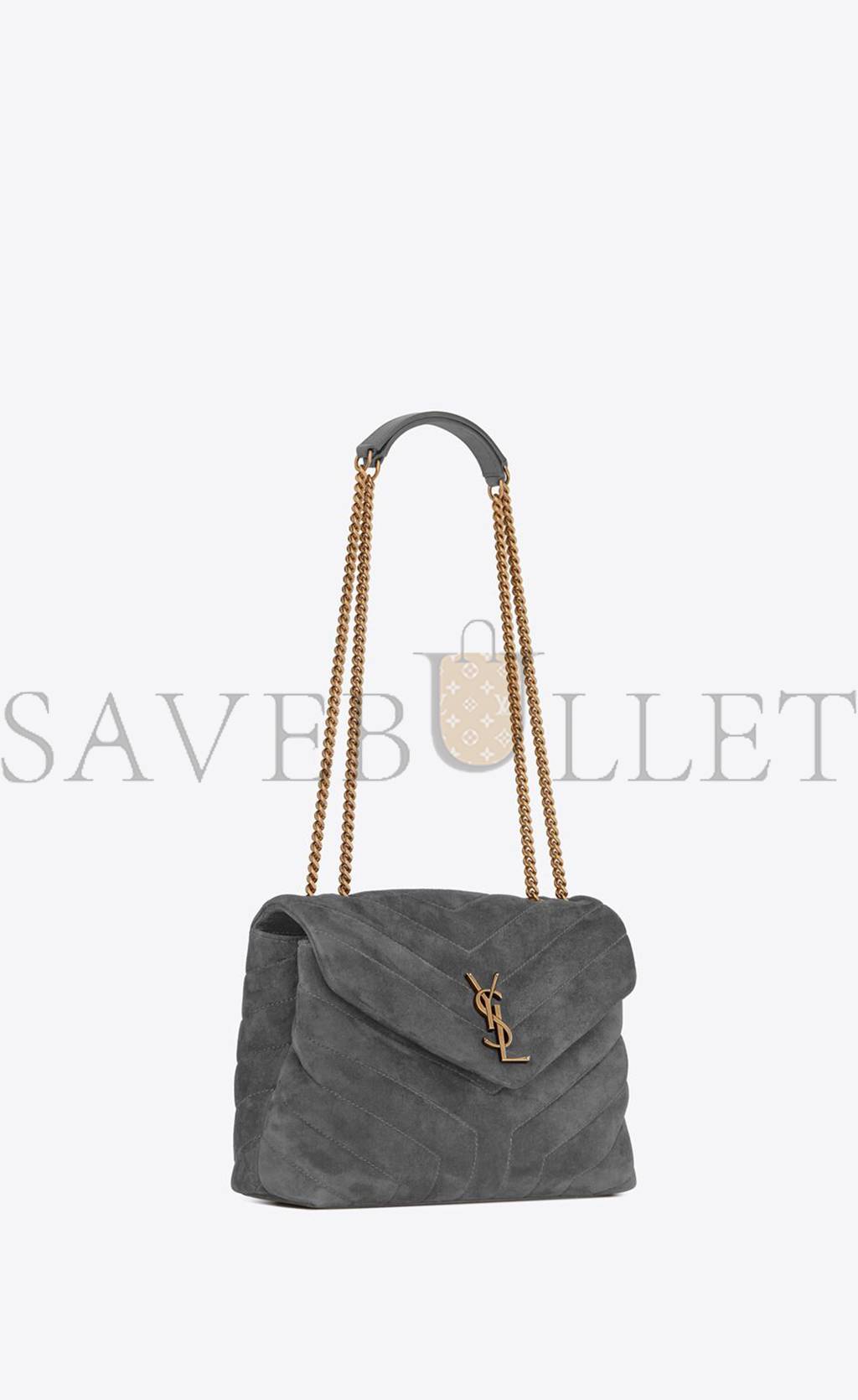 Y*L loulou small chain bag in quilted suede 4946991u8671112 (23*17*9cm)