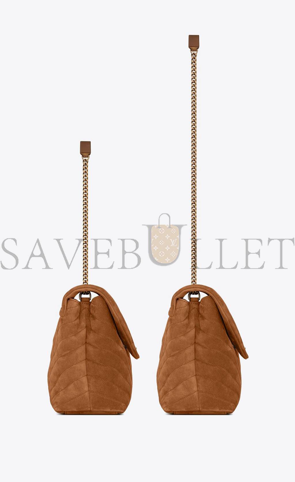 Y*L loulou medium chain bag in quilted suede 5749461u8c77761 (32*22*12cm)