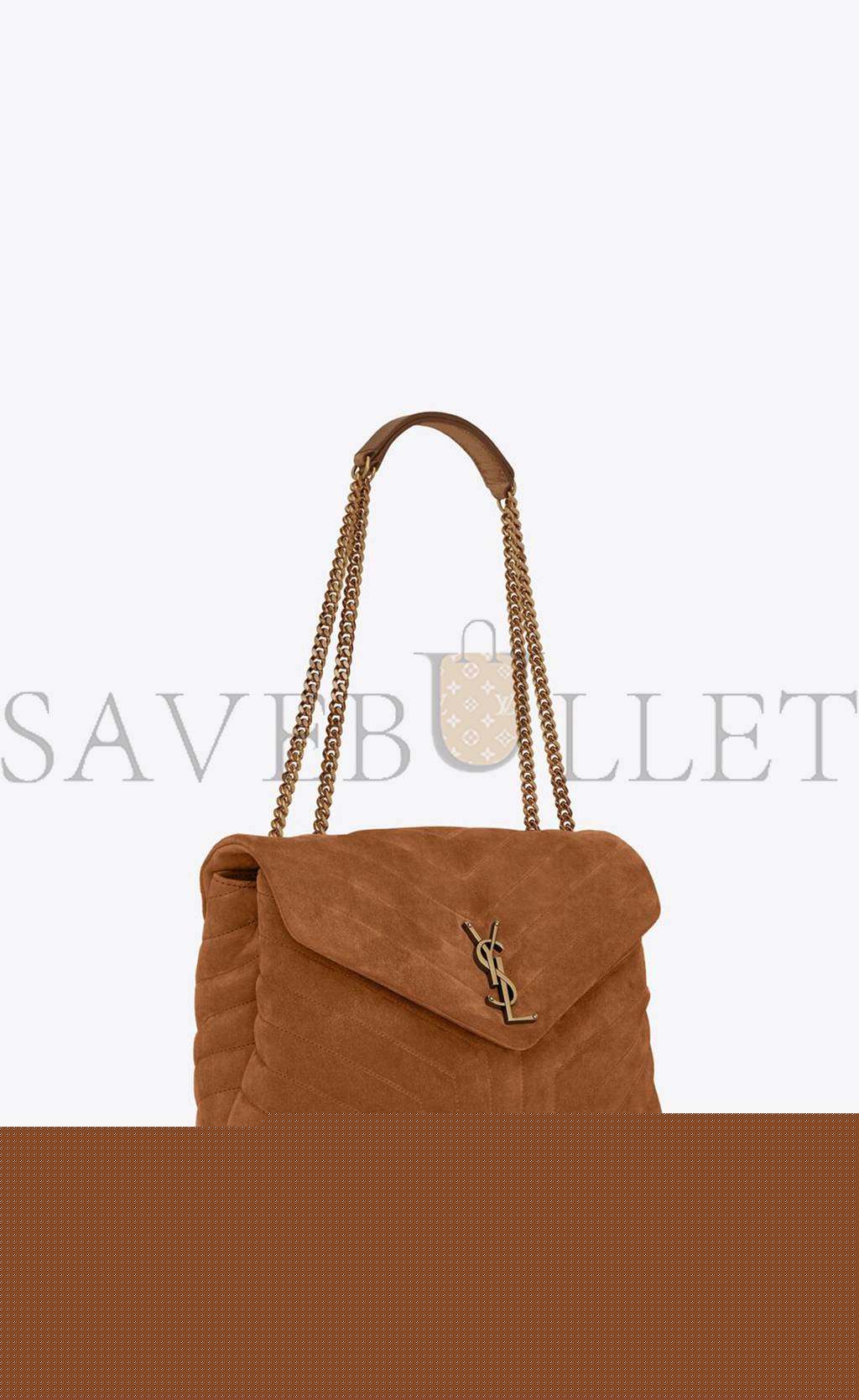 Y*L loulou medium chain bag in quilted suede 5749461u8c77761 (32*22*12cm)