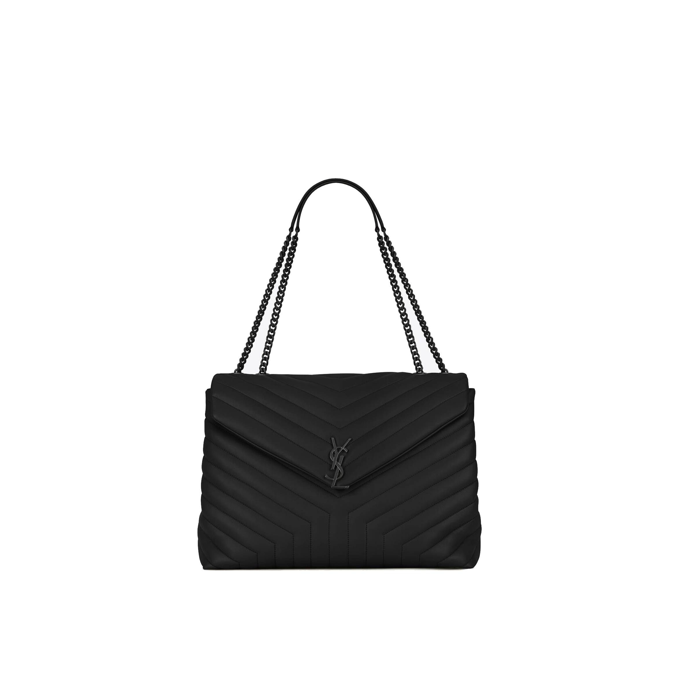 Y*L loulou large chain bag in quilted leather 574947dv7281000 (38*27*14cm)