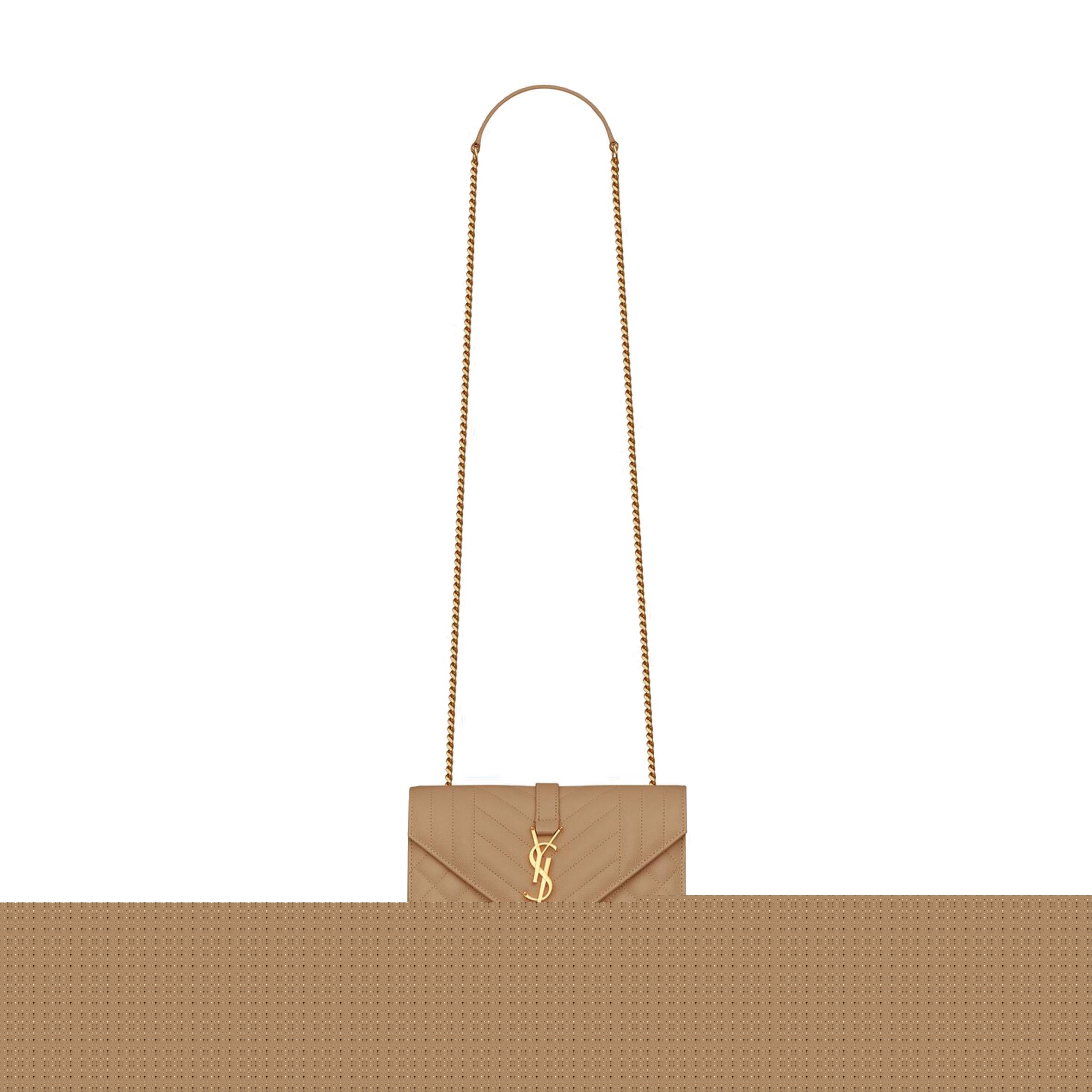 Y*L envelope small bag in mix matelassé grain de poudre embossed leather 600195bow912346 (21*13*6cm)