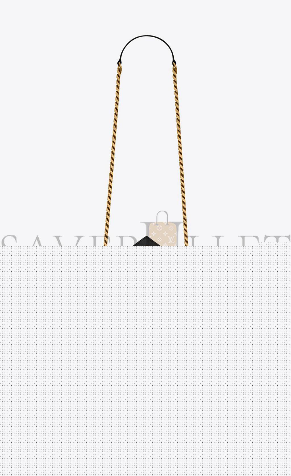 Y*L college medium chain bag in quilted suede 6002791u8071000 (24*17*6.5cm)