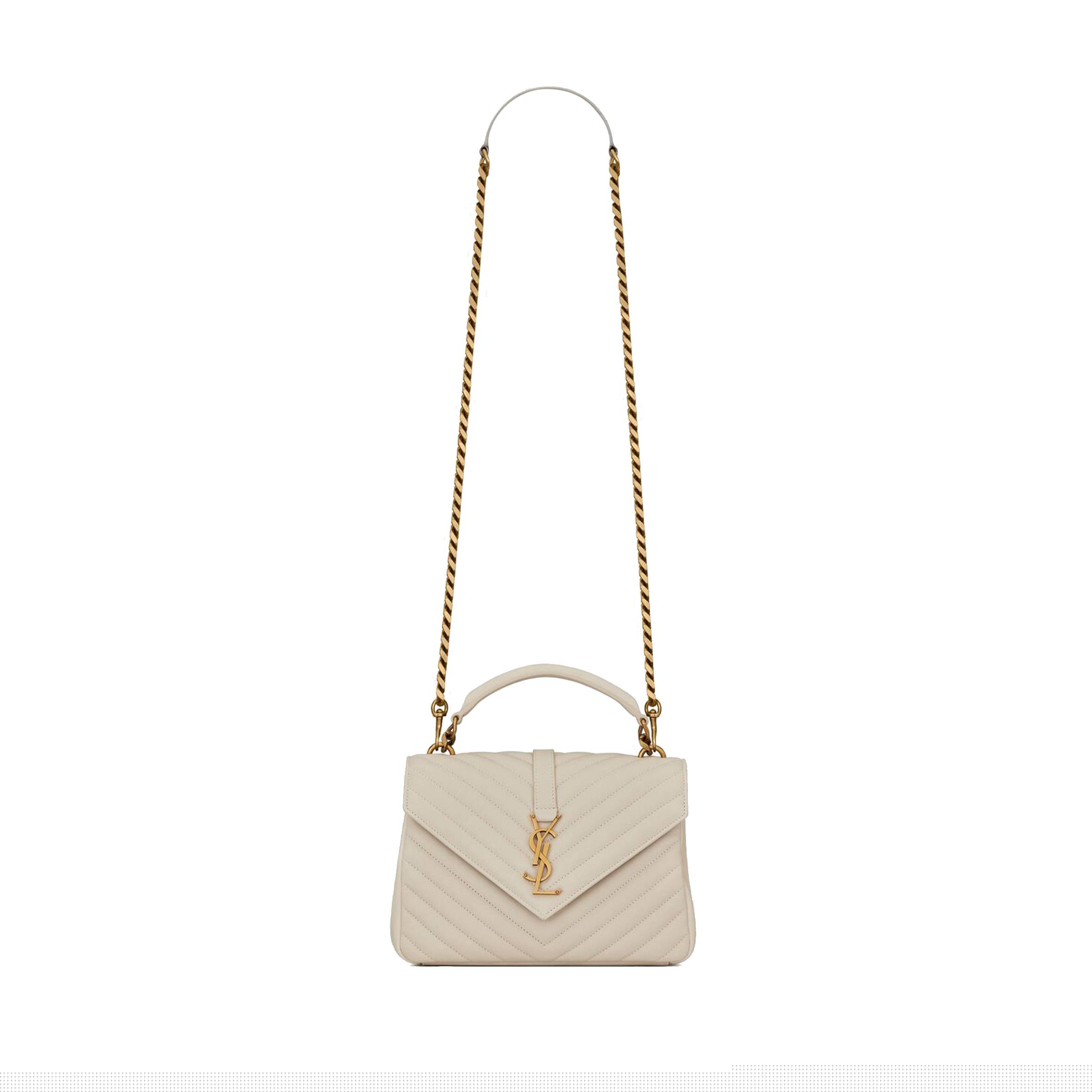 Y*L college medium chain bag in quilted leather 600279brm079207 (24*17*6.5cm)