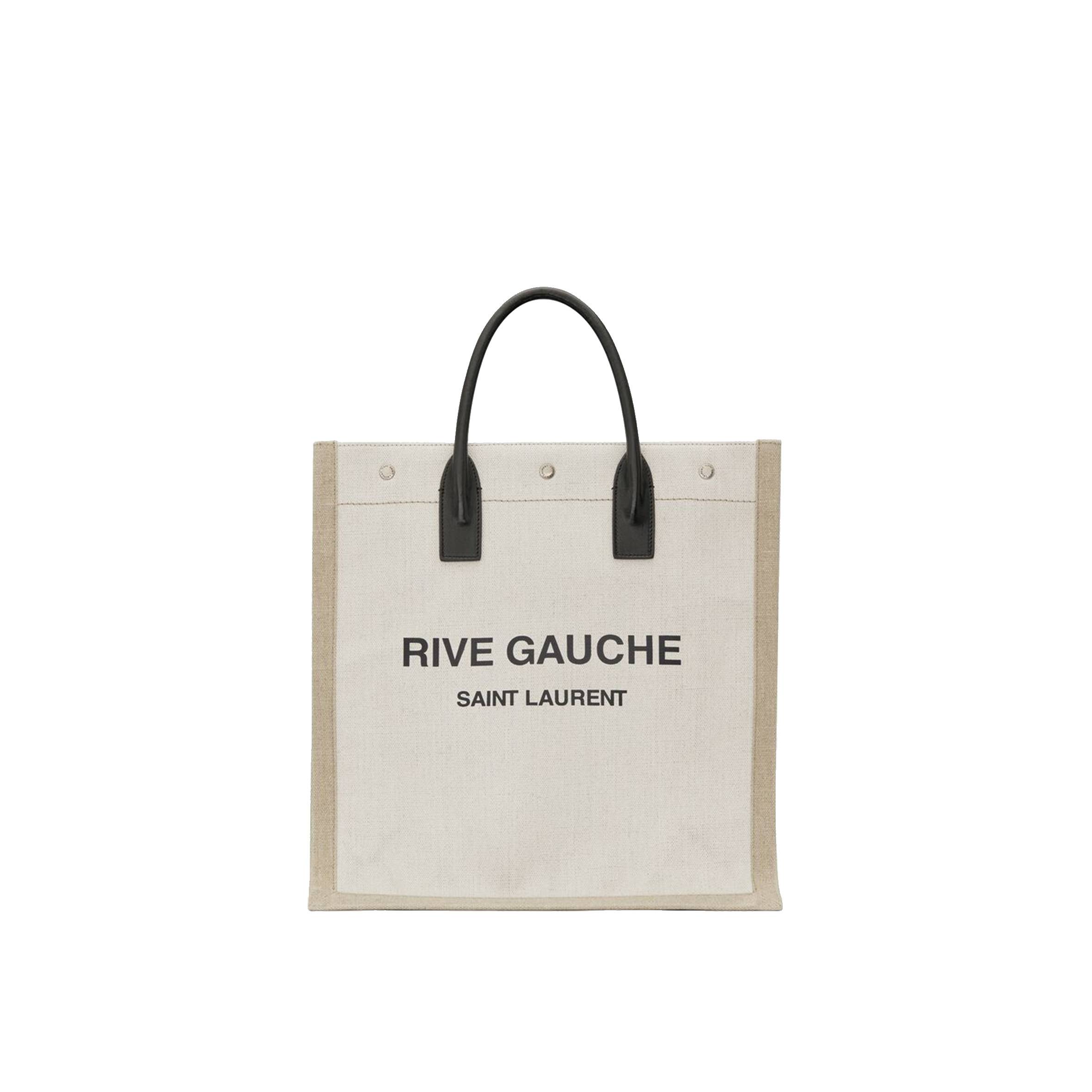 Y*L rive gauche ns shopping bag in linen and cotton 6316829j52e9280 (39*38*17cm)