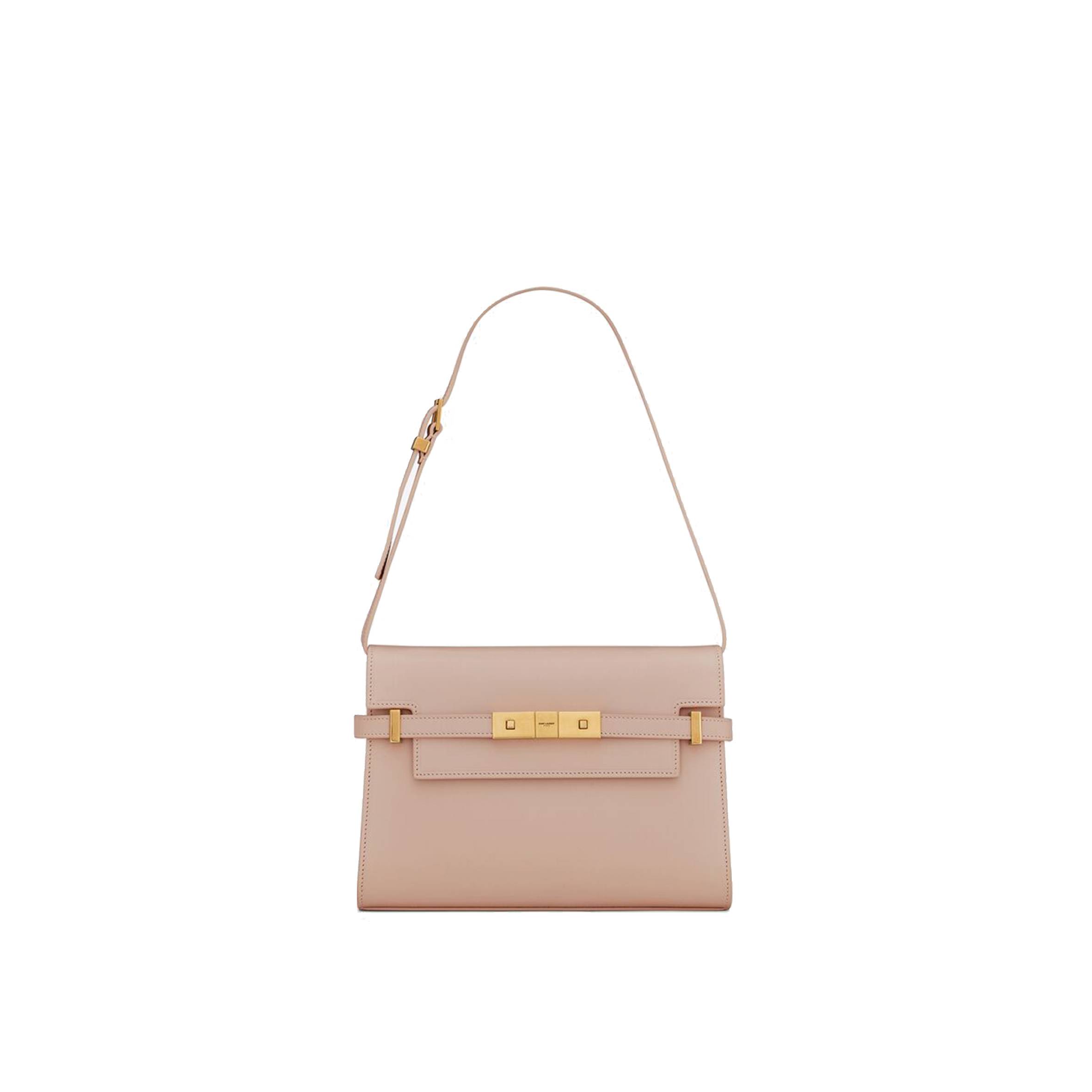 y*l manhattan small shoulder bag in box Sa**t Lau*nt leather 6756260sx0w2738 (24*17.5*6cm)