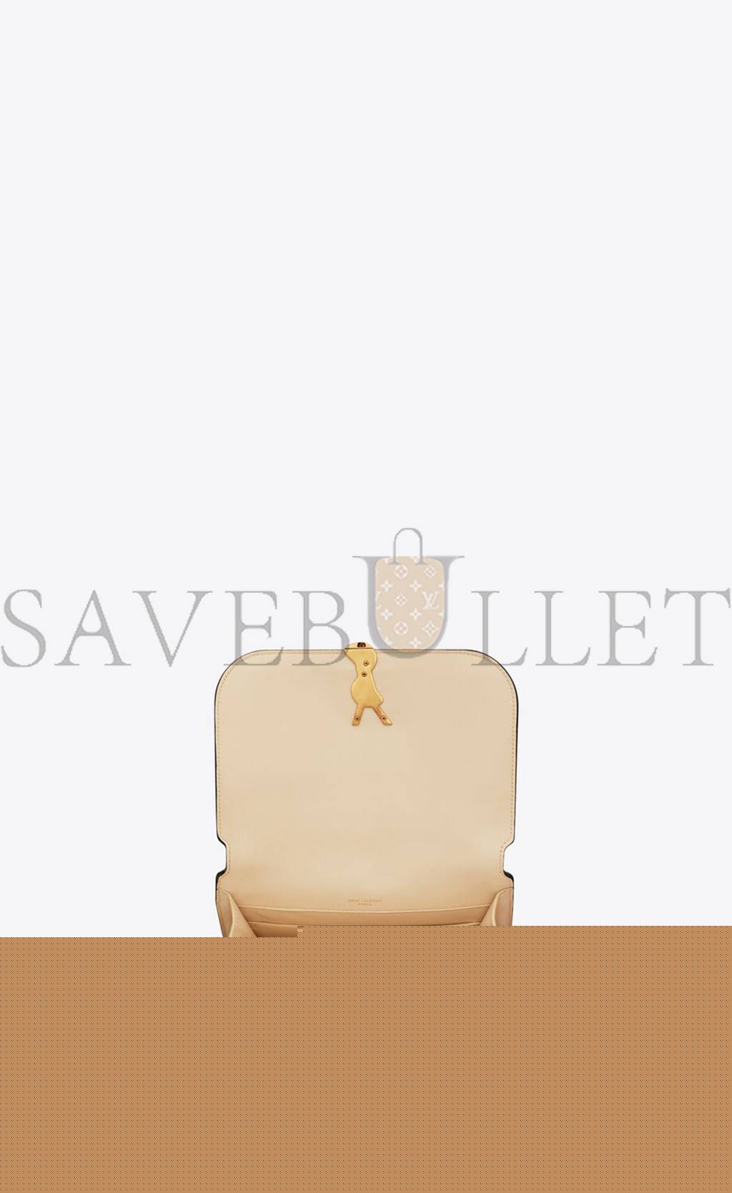 y*l solferino medium S*pple satchel in quilted nubuck suede 733704aabr99289 (22*16*4cm)