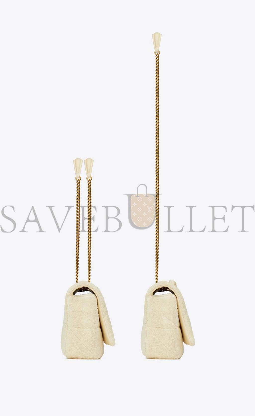 Y*L jamie medium chain bag in terry cloth 735035fabkt9381 (24*15.5*6.5cm)