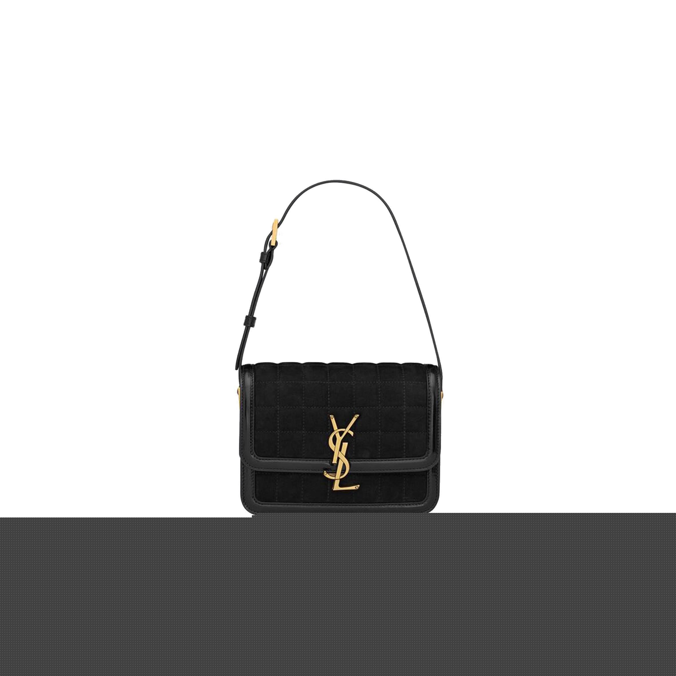 Y*L solferino small satchel in quilted nubuck suede 739139aabr91000 (18.5*14*6cm)