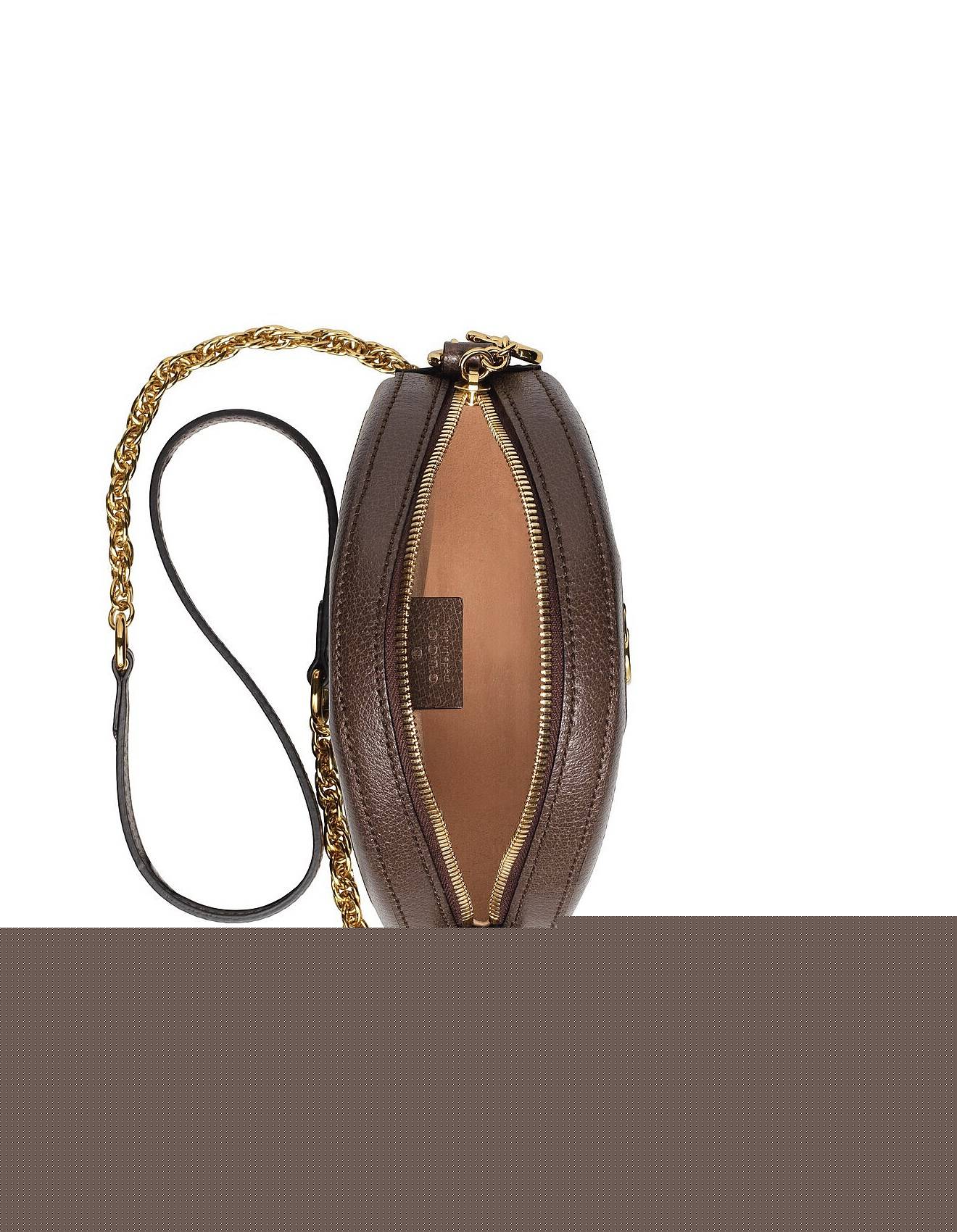 G*u*i ophidia mini gg round shoulder bag 550618  (18*18*4.5cm)