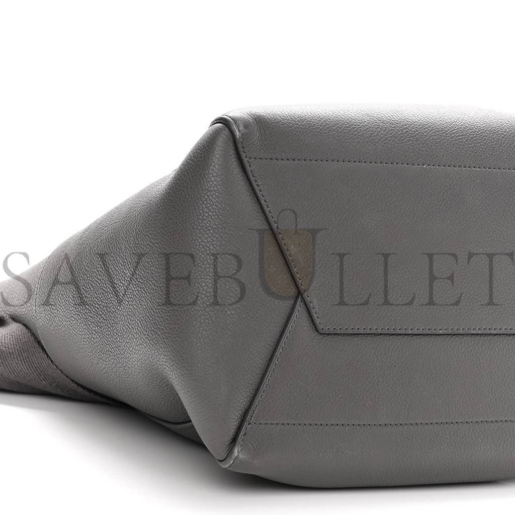 Ce**e soft grained calfskin sangle bucket bag kohl (32*23*17cm)