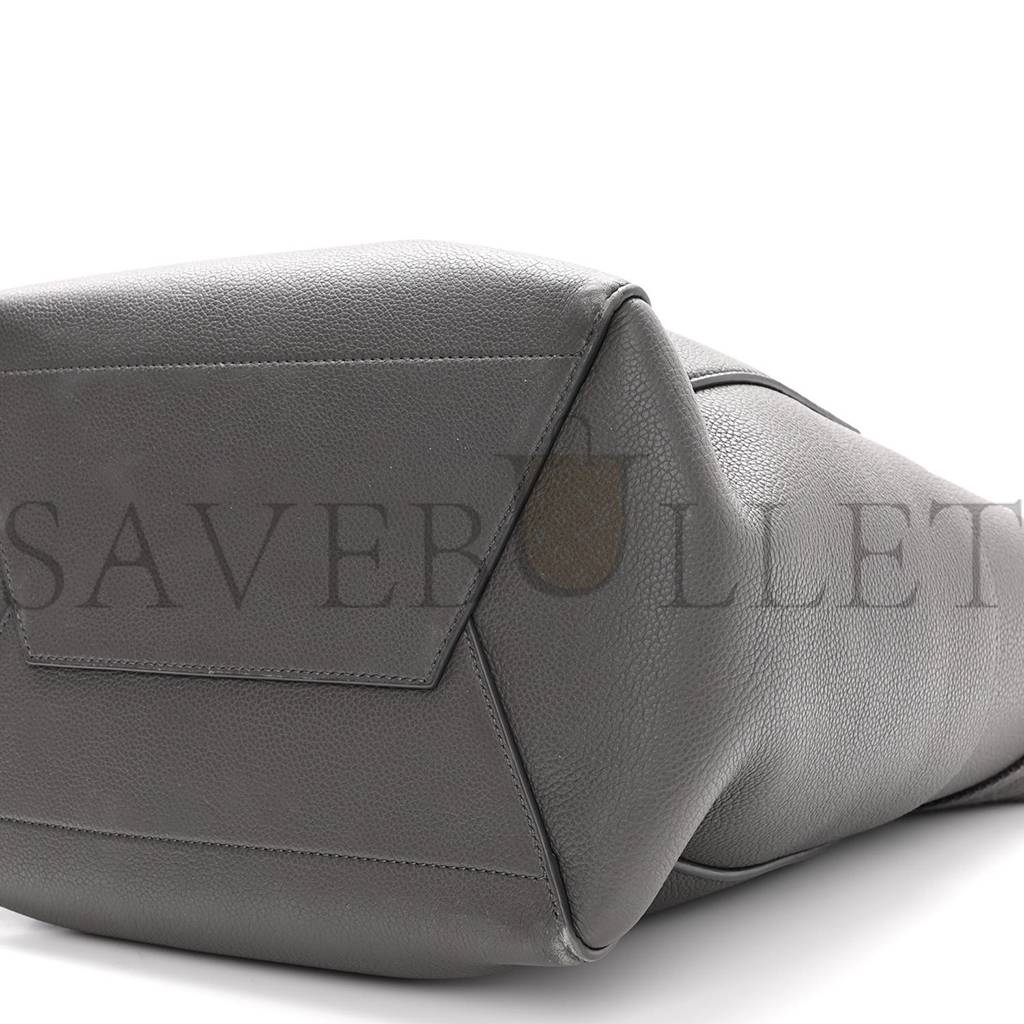 Ce**e soft grained calfskin sangle bucket bag kohl (32*23*17cm)