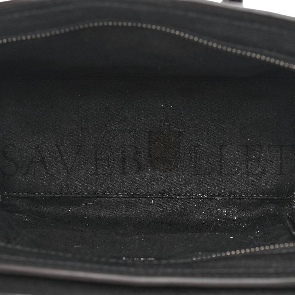 Ce**e drummed calfskin nano luggage black (20*20*10cm)